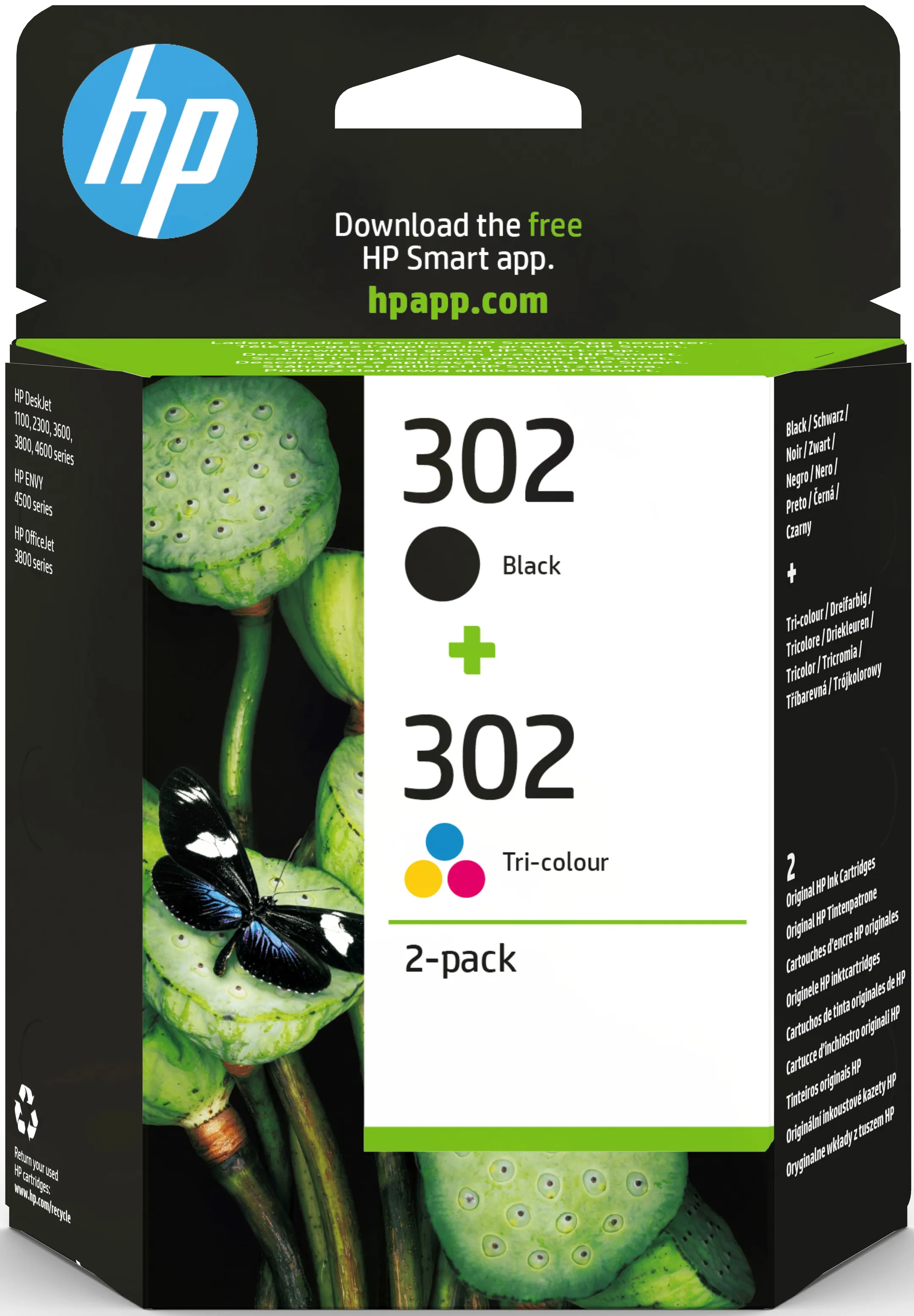 Cartouche d'encre - 302 - Noir + Couleur