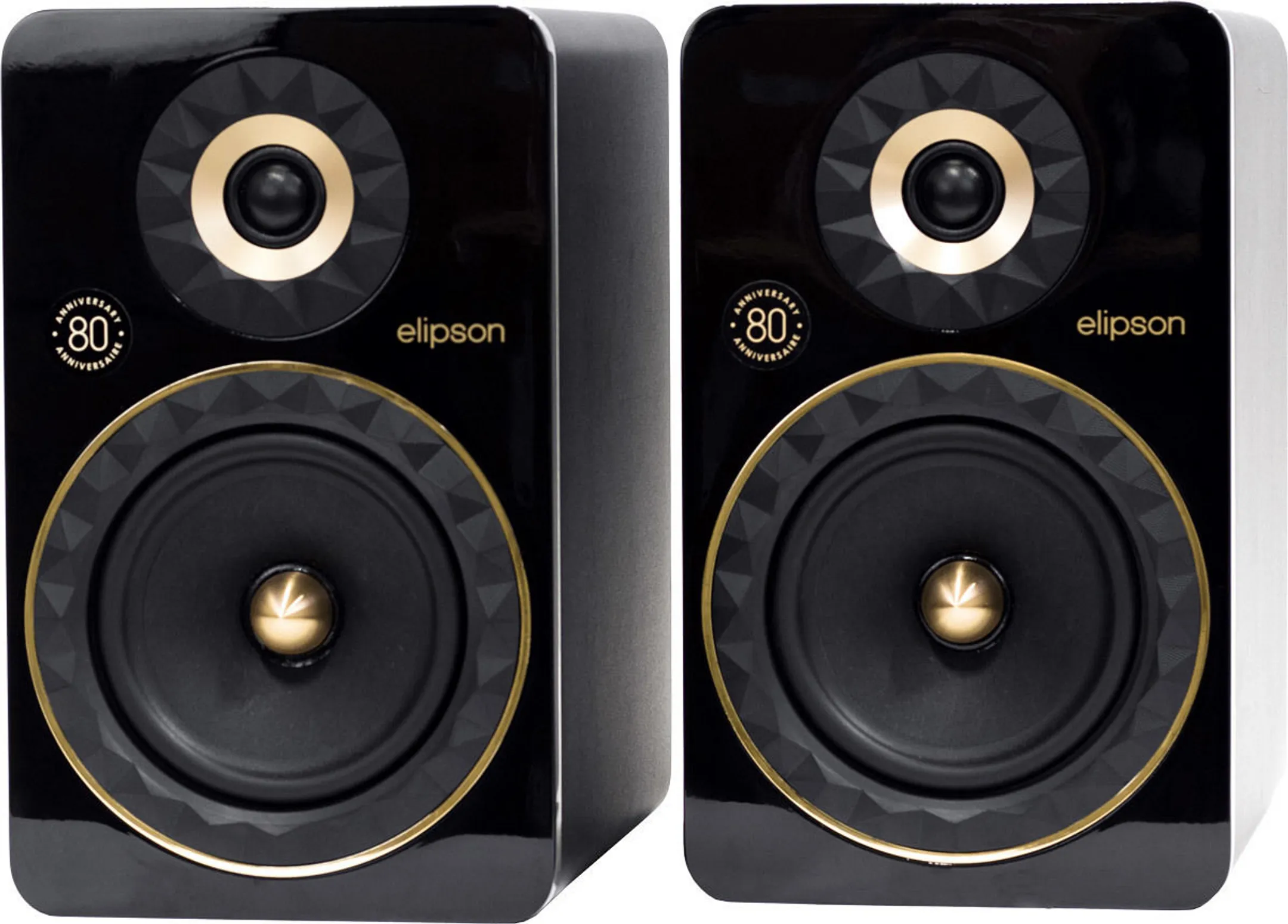 ELIPSON Prestige Facet 8B 80th Anniversary Speakers (pair) - Black image