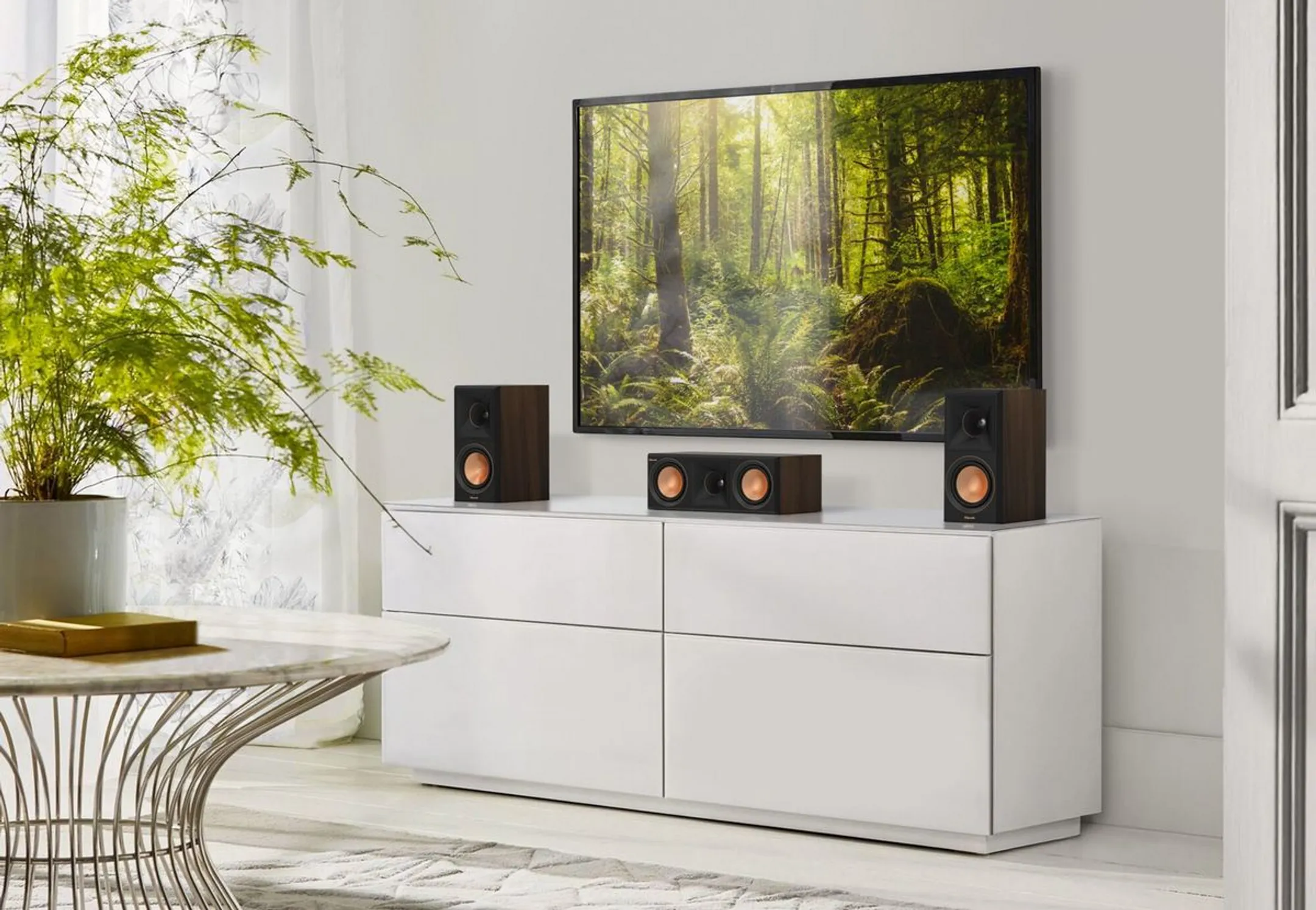 KLIPSCH RP-500M II Speakers (Pair) - Walnut image