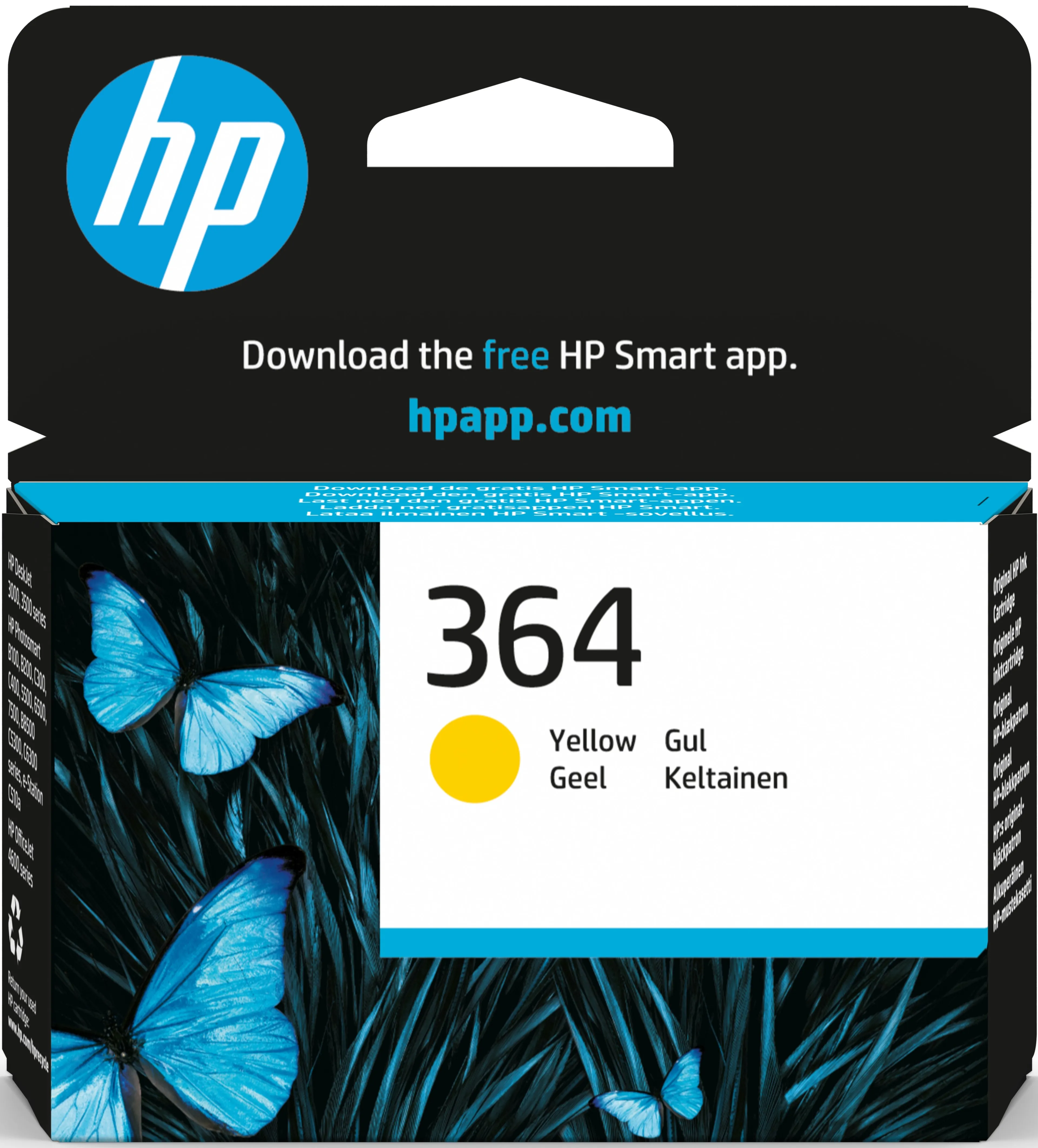 HP Ink Cartridge - 364 - Yellow image