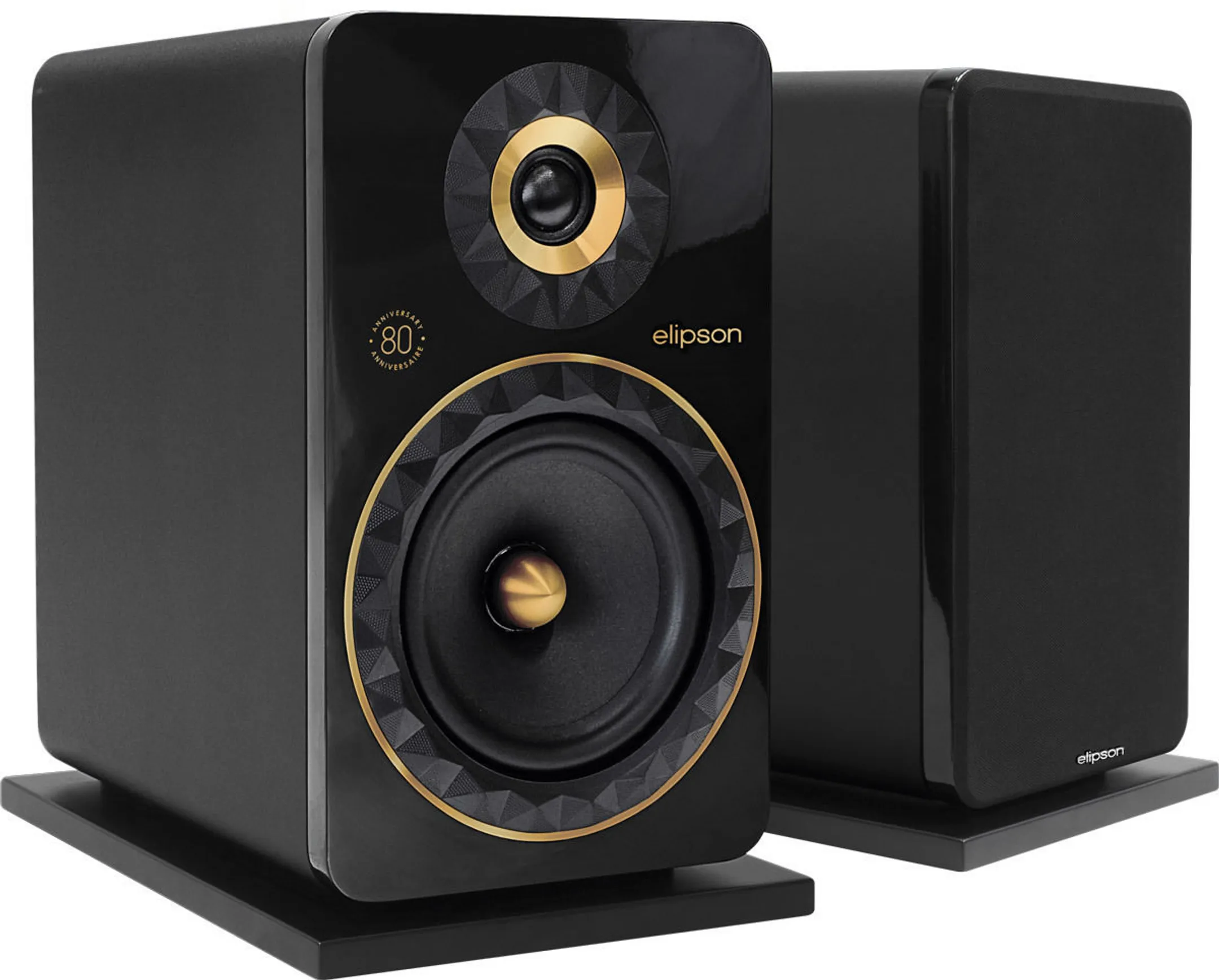ELIPSON Prestige Facet 8B 80th Anniversary Speakers (pair) - Black image