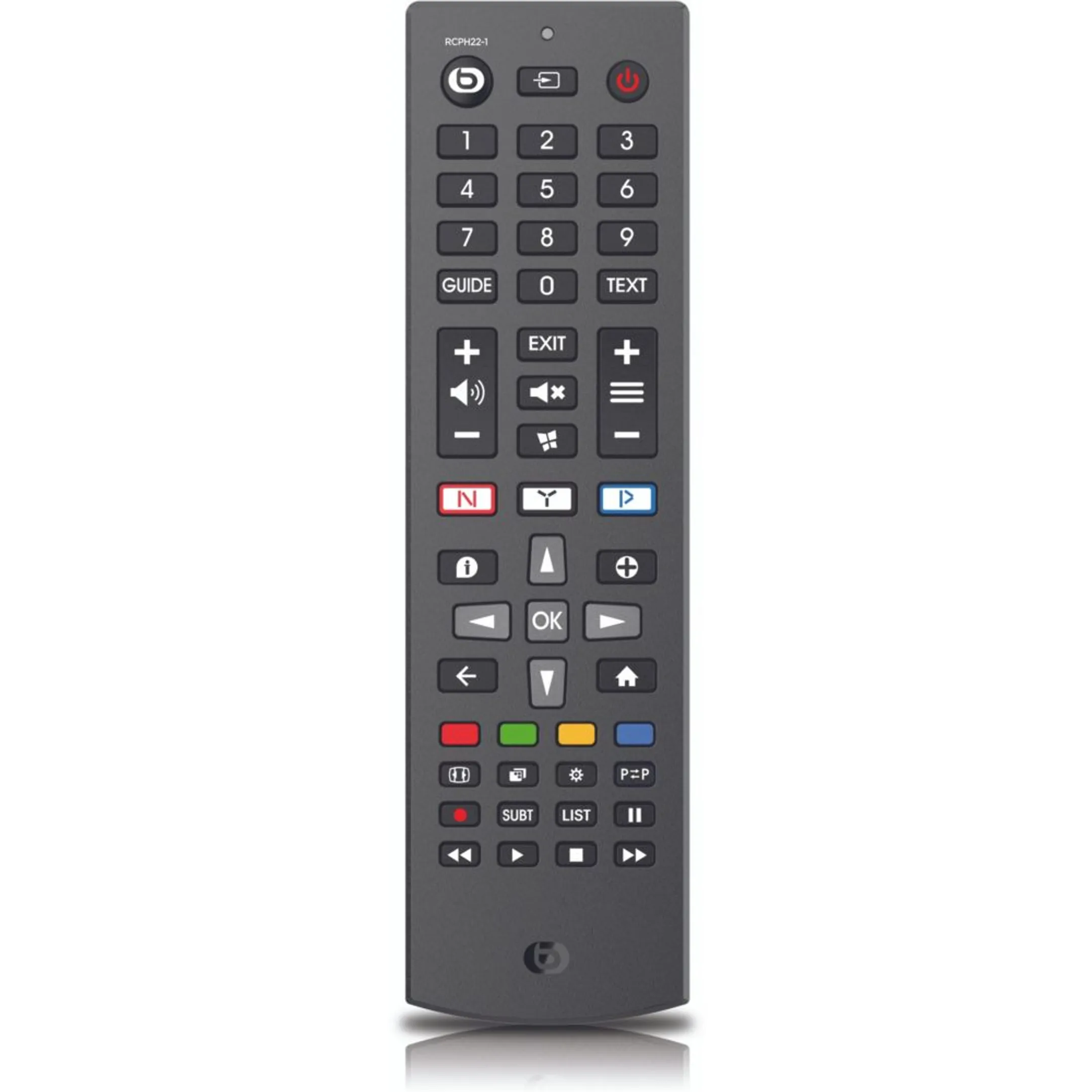 Replacement remote control for Philips TV