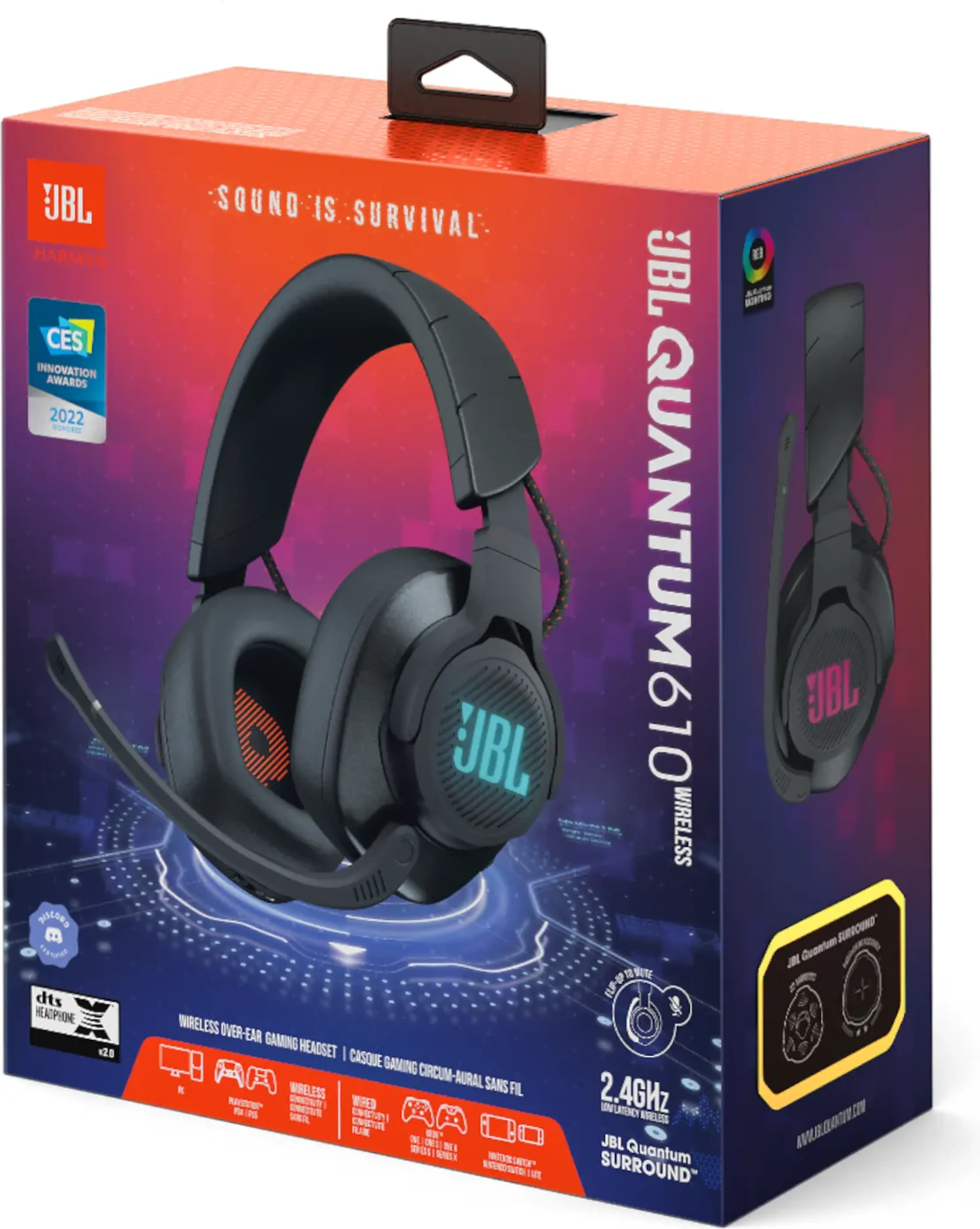 JBL Gaming Headset Quantum 610 Wireless - Black image