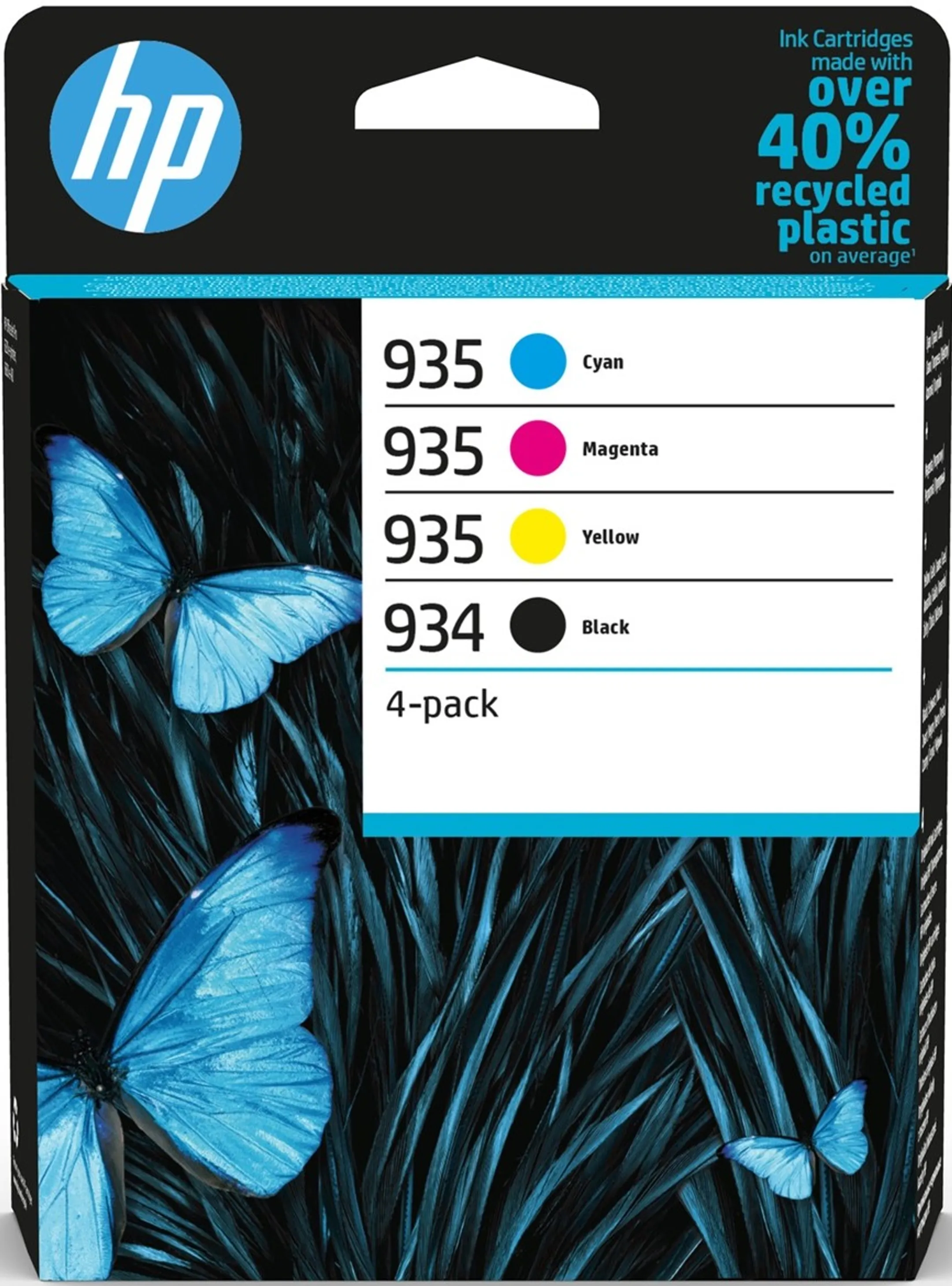 HP Cartouche d'encre - 934/935 - Noir + 3 Couleurs image