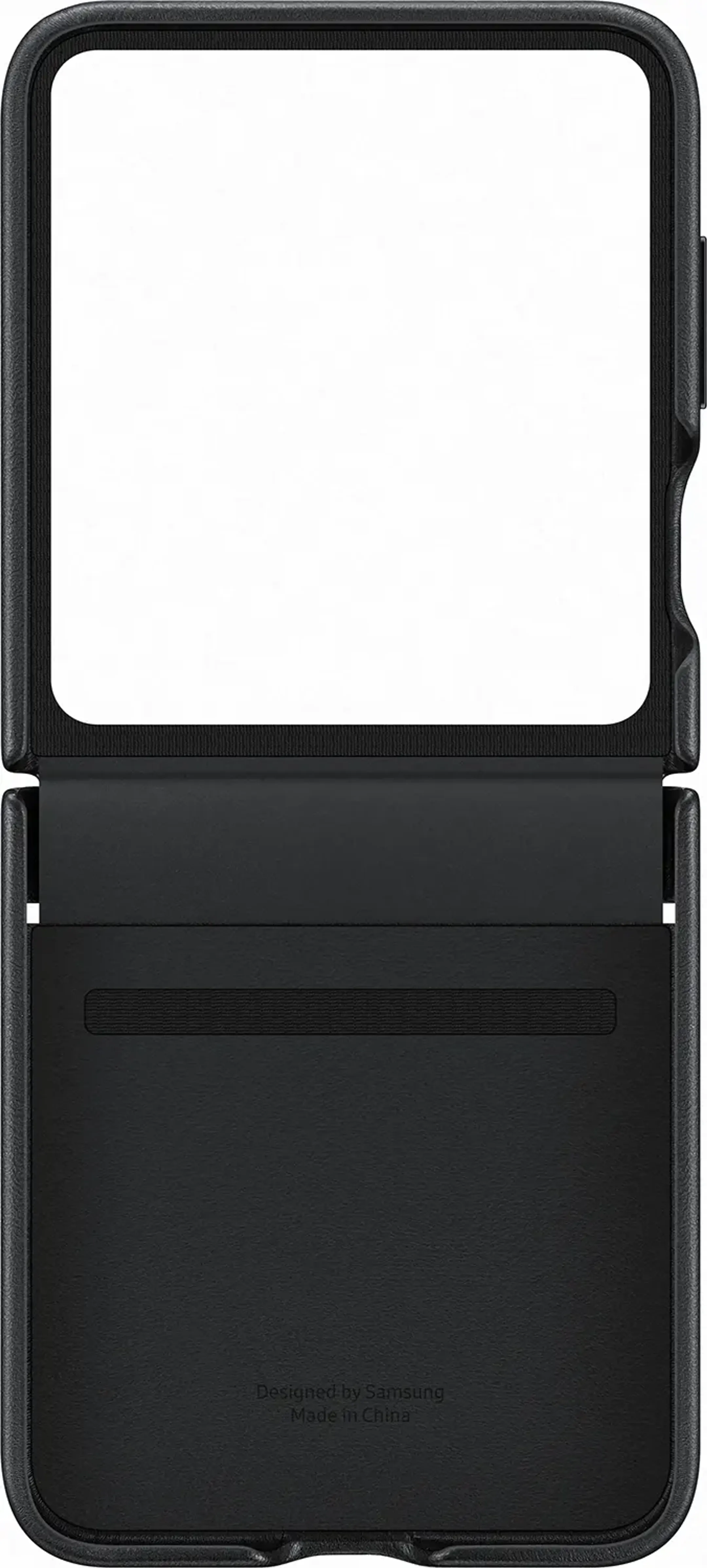 Samsung Leather case for Galaxy Z Flip5 - Black image