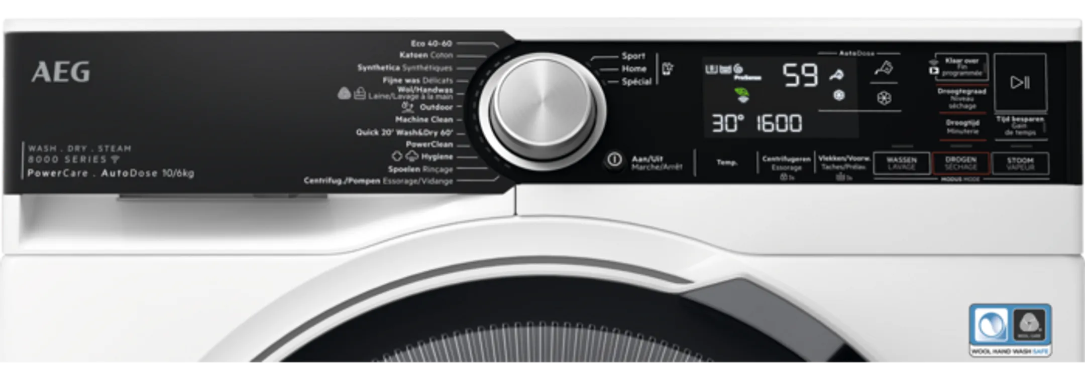 AEG 8000 series Powercare Autodose washer-dryer - LWR87Q166 image