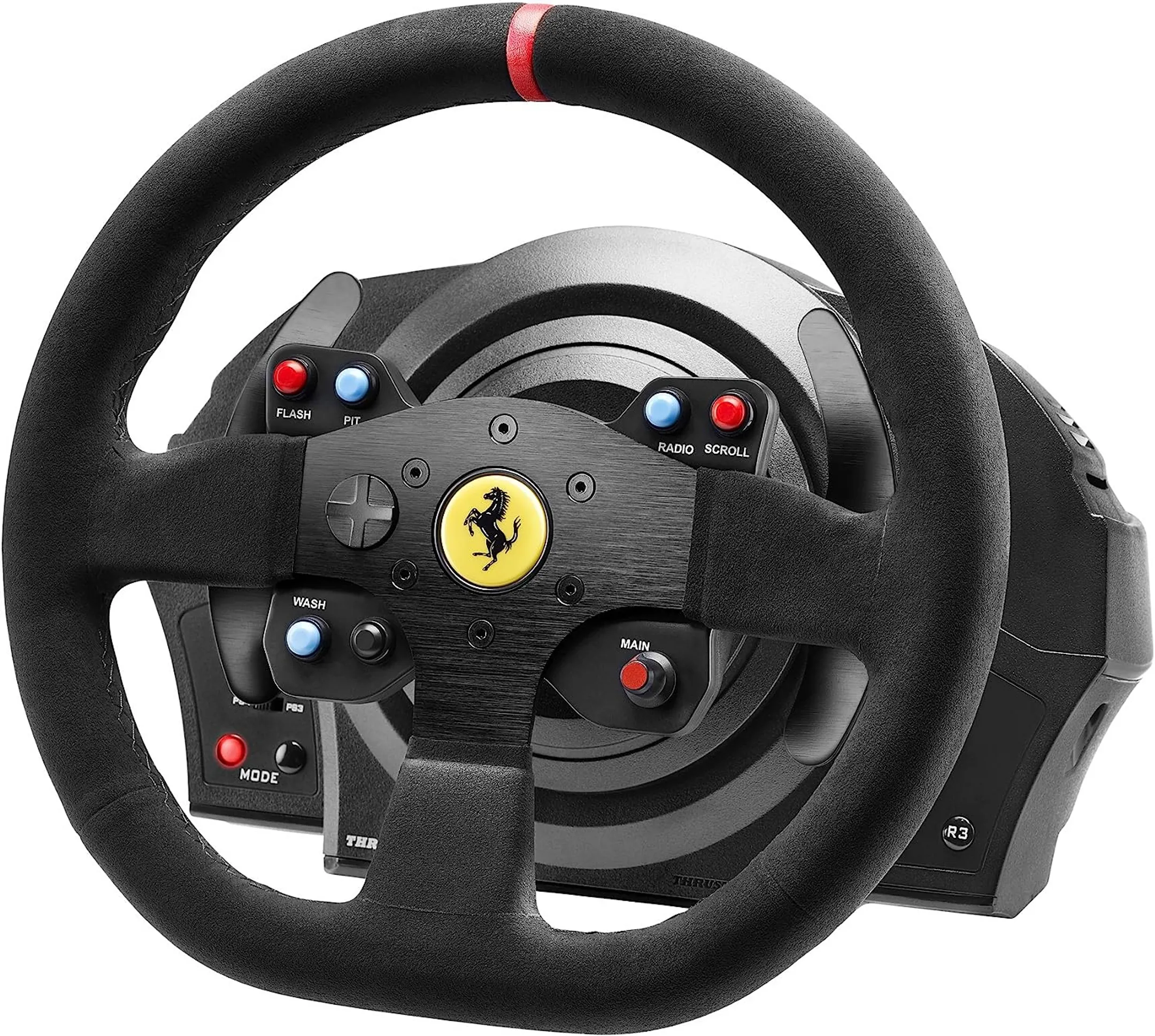 Thrustmaster Racing Wheel + Magnetic Pedals T300 Ferrari Integral - PC/PS4 - Alcantara Edition image