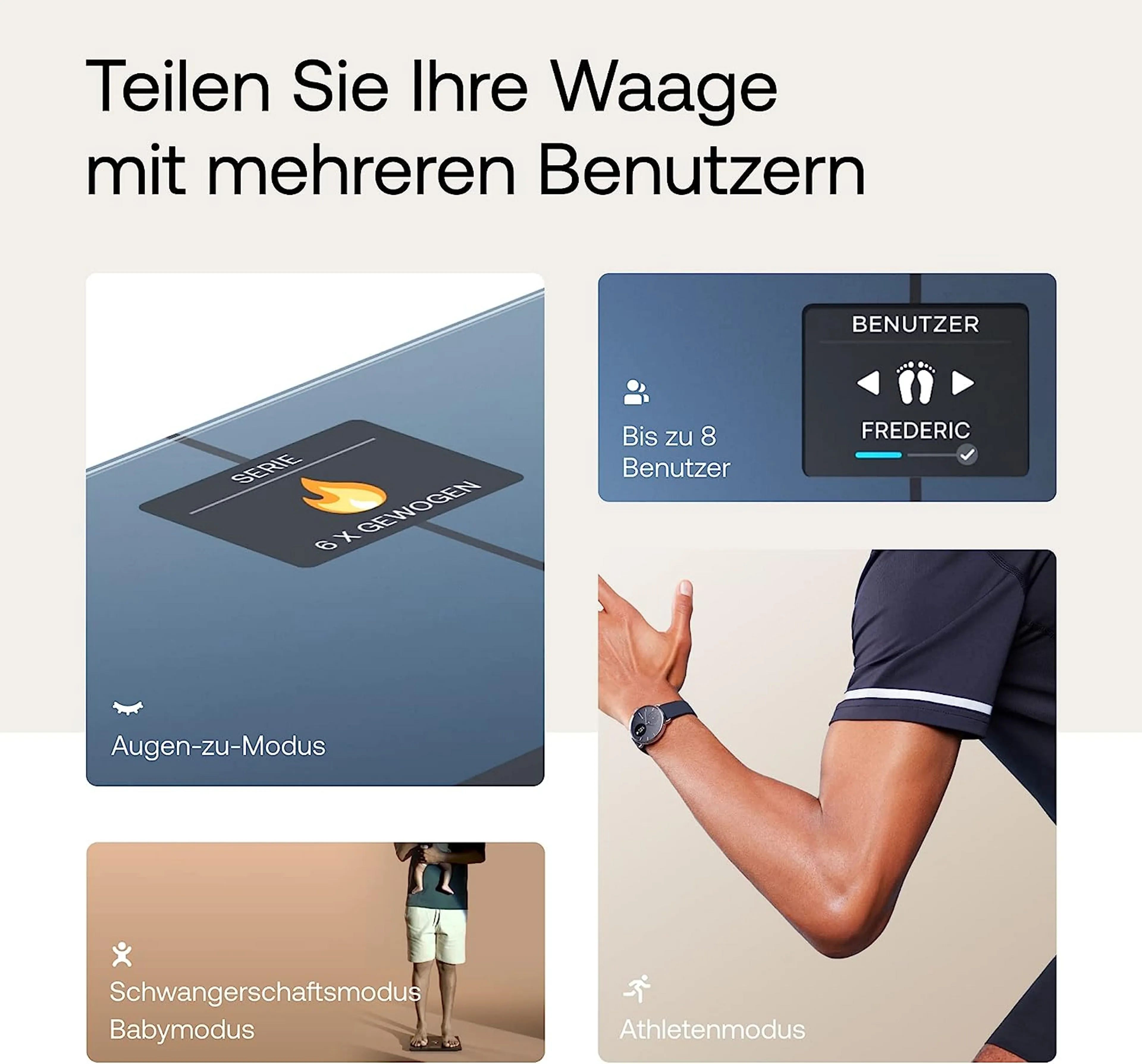 WITHINGS Personenwaage verbunden Body Smart - Schwarz image