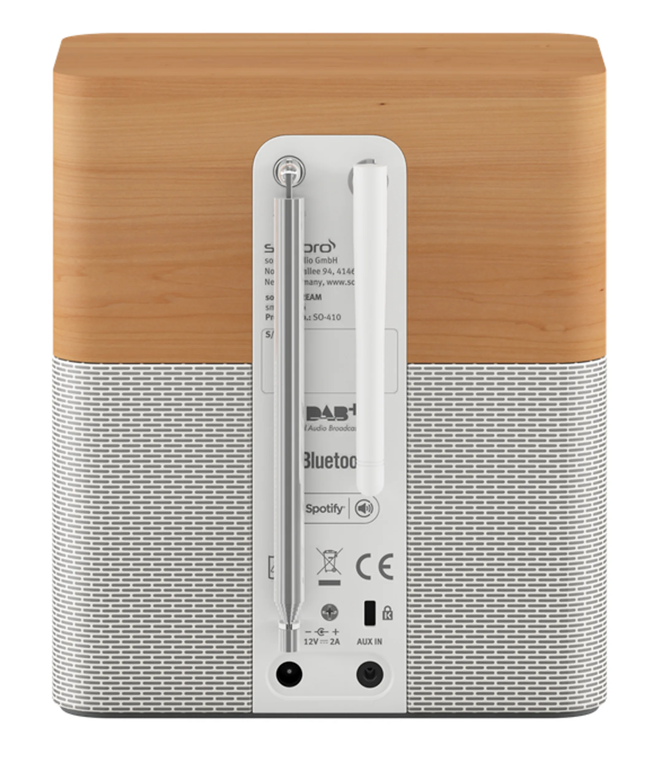 SONORO STREAM Internet Radio - Maple/White image