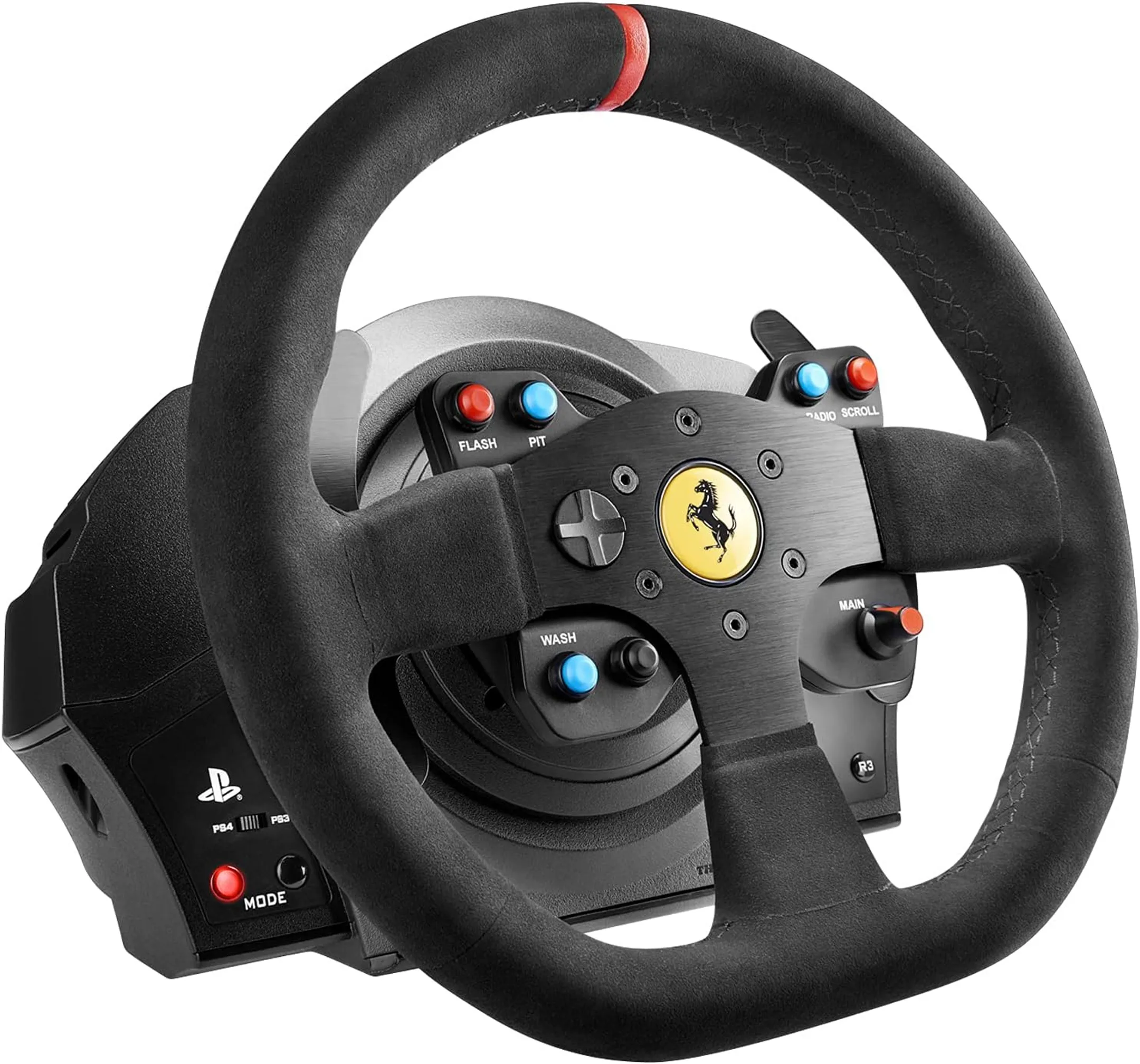 Thrustmaster Racing Wheel + Magnetic Pedals T300 Ferrari Integral - PC/PS4 - Alcantara Edition image