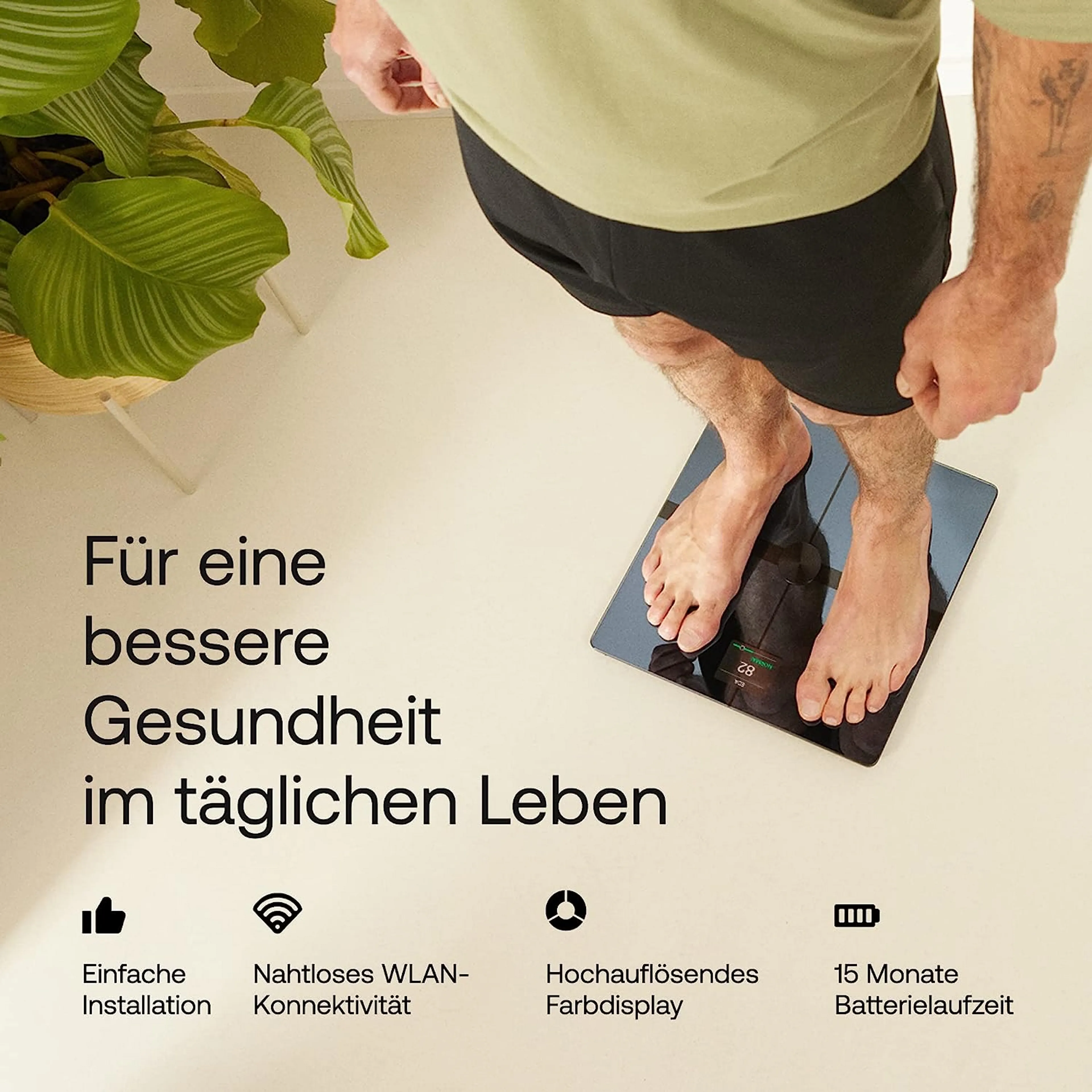 WITHINGS Personenwaage verbunden Body Smart - Schwarz image