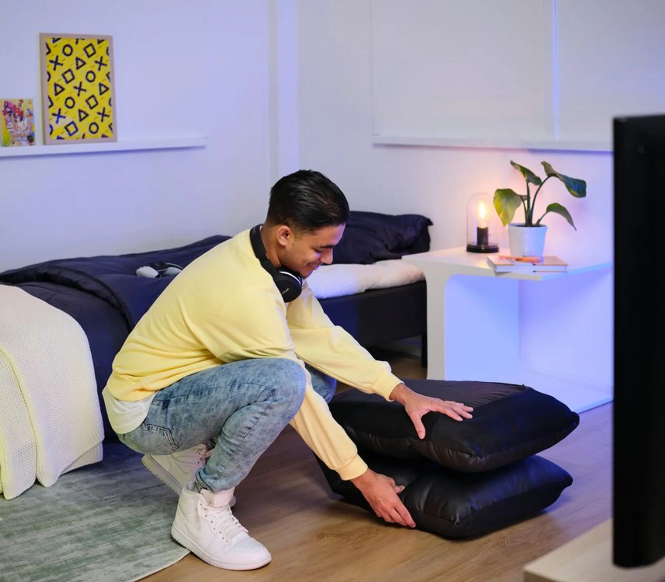 Trust GXT 718 Rayzee Foldable Gaming Chair - Black image