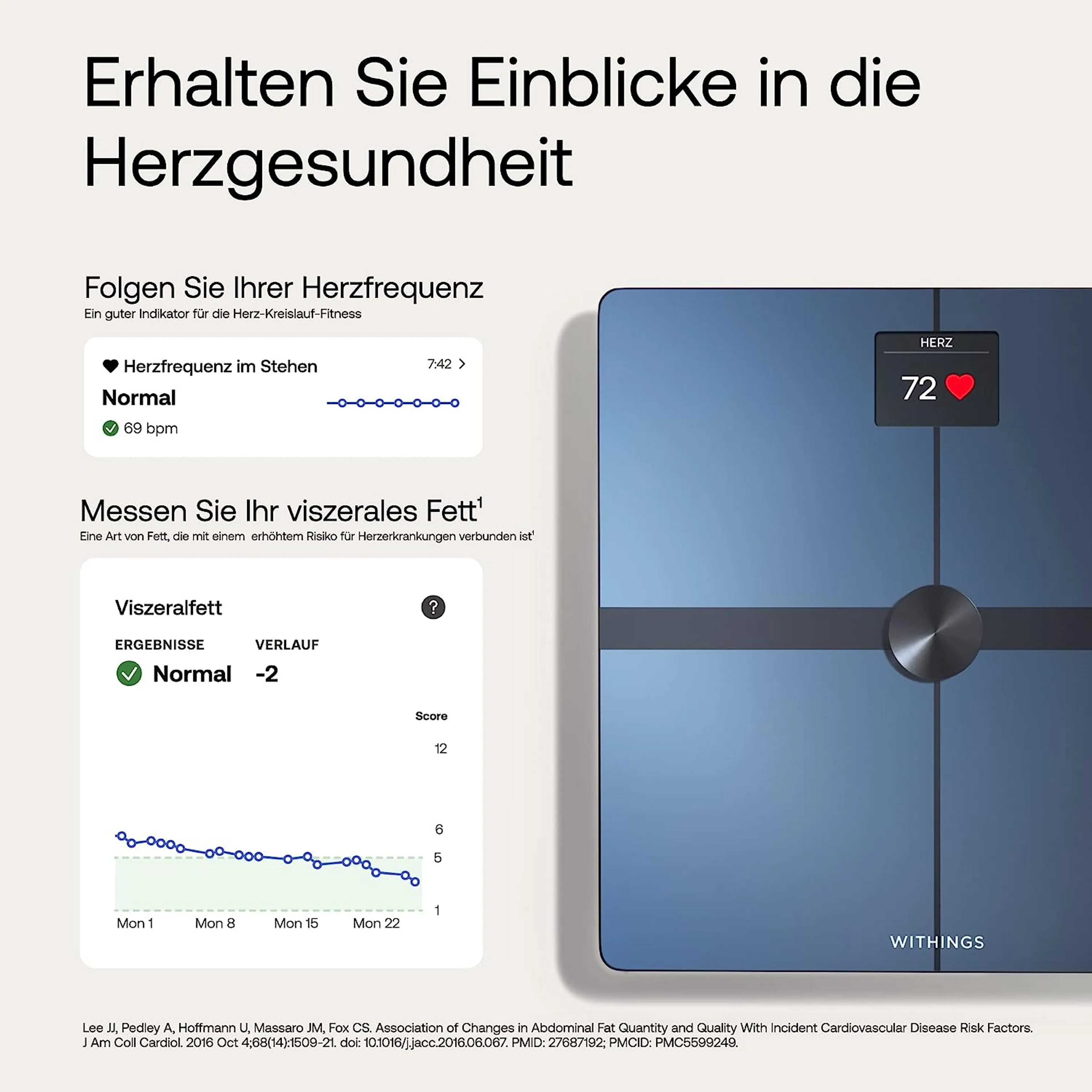 WITHINGS Personenwaage verbunden Body Smart - Schwarz image