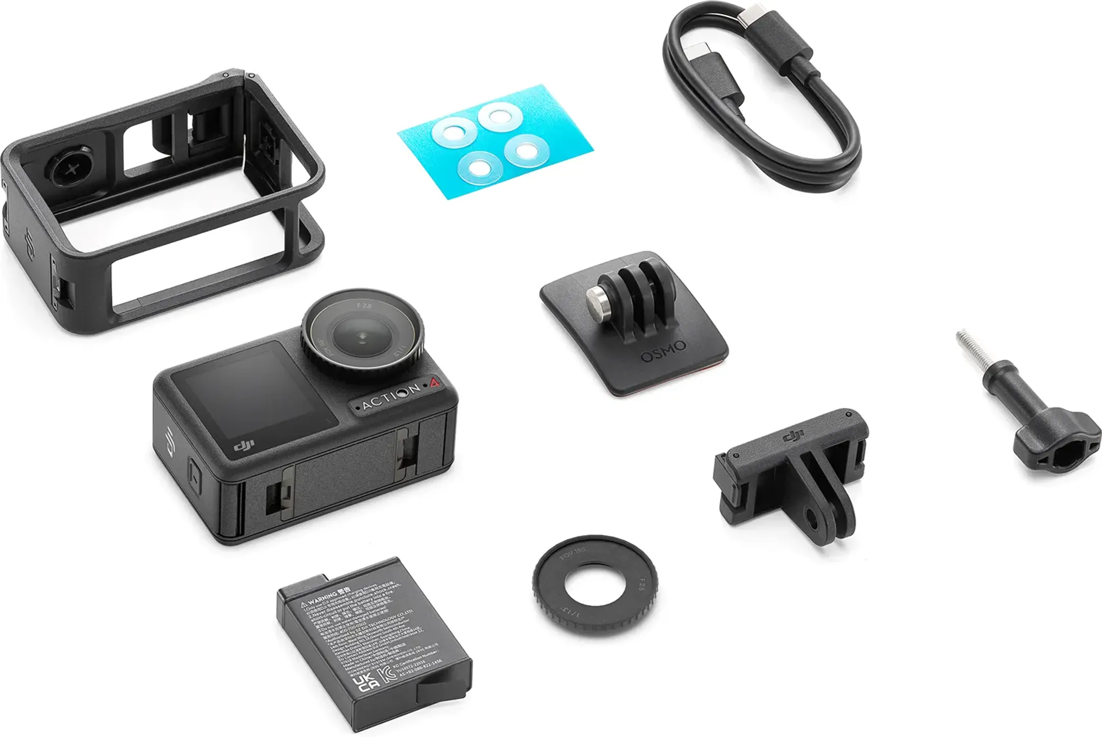 DJI Sport Camera Osmo Action 4 Standard-Combo - Black image