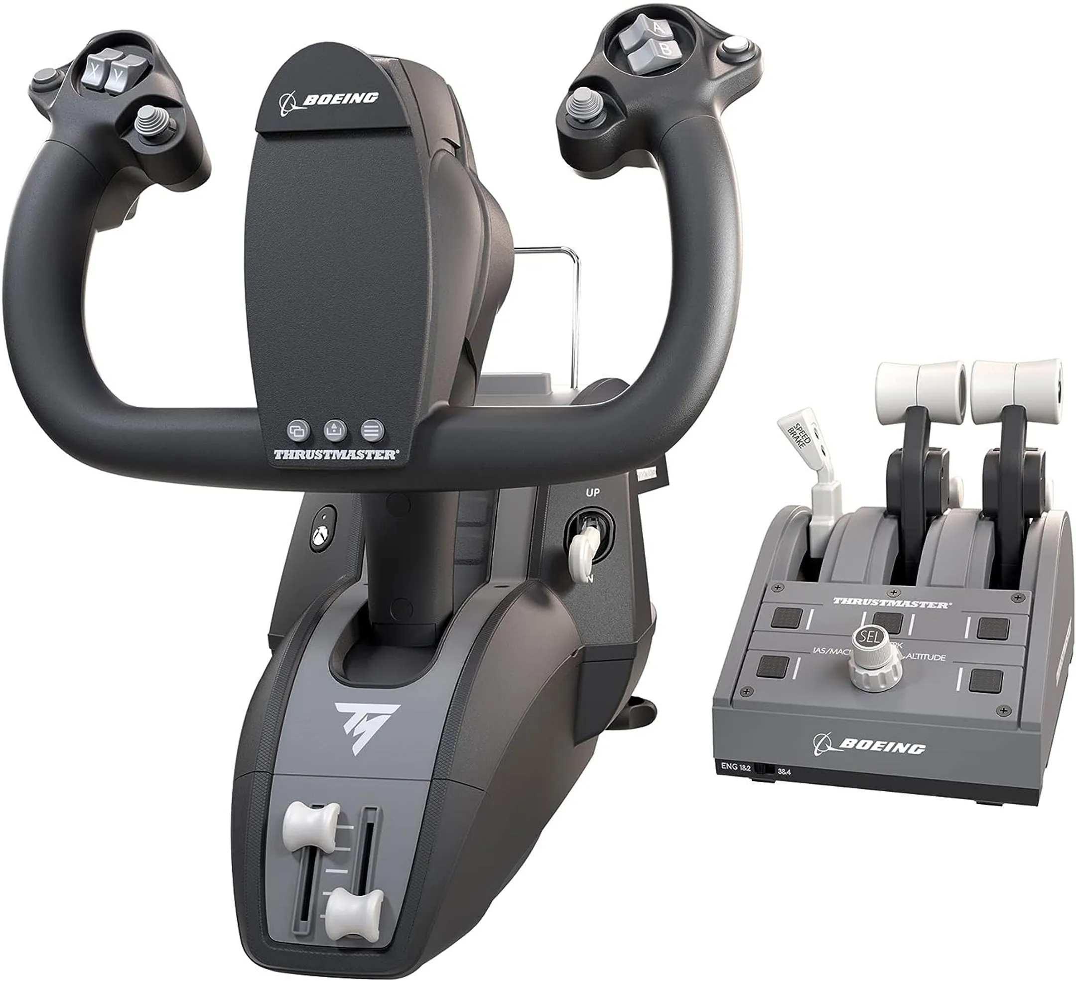 Joystick & Manette de Gaz TCA Yoke Boeing Edition - PC/Xbox