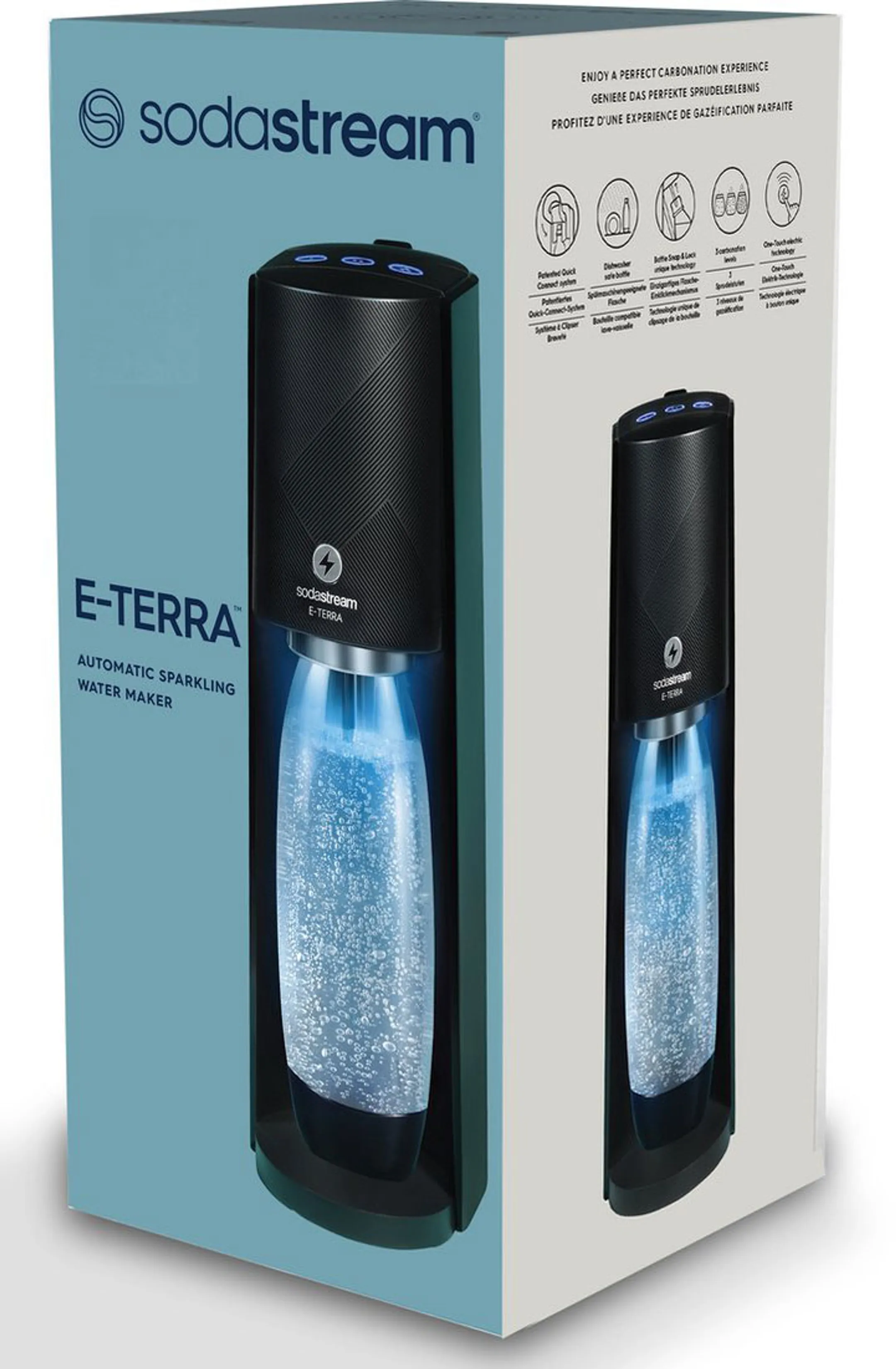 Sodastream Fizzy Drink Machine E-Terra - Black image
