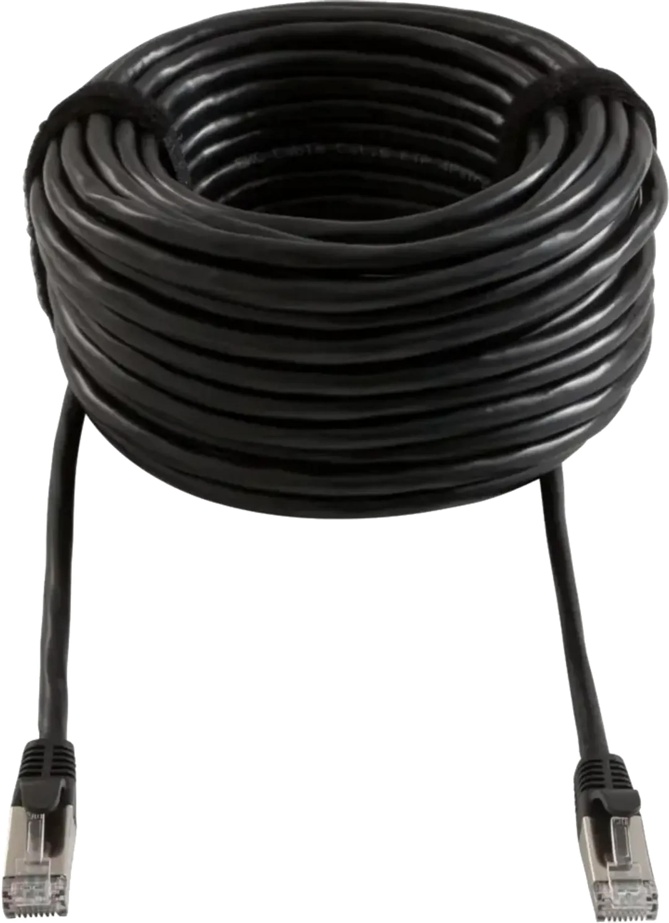 Ethenet RJ-45 CAT6E-Kabel - 20 m - Gerade - Schwarz