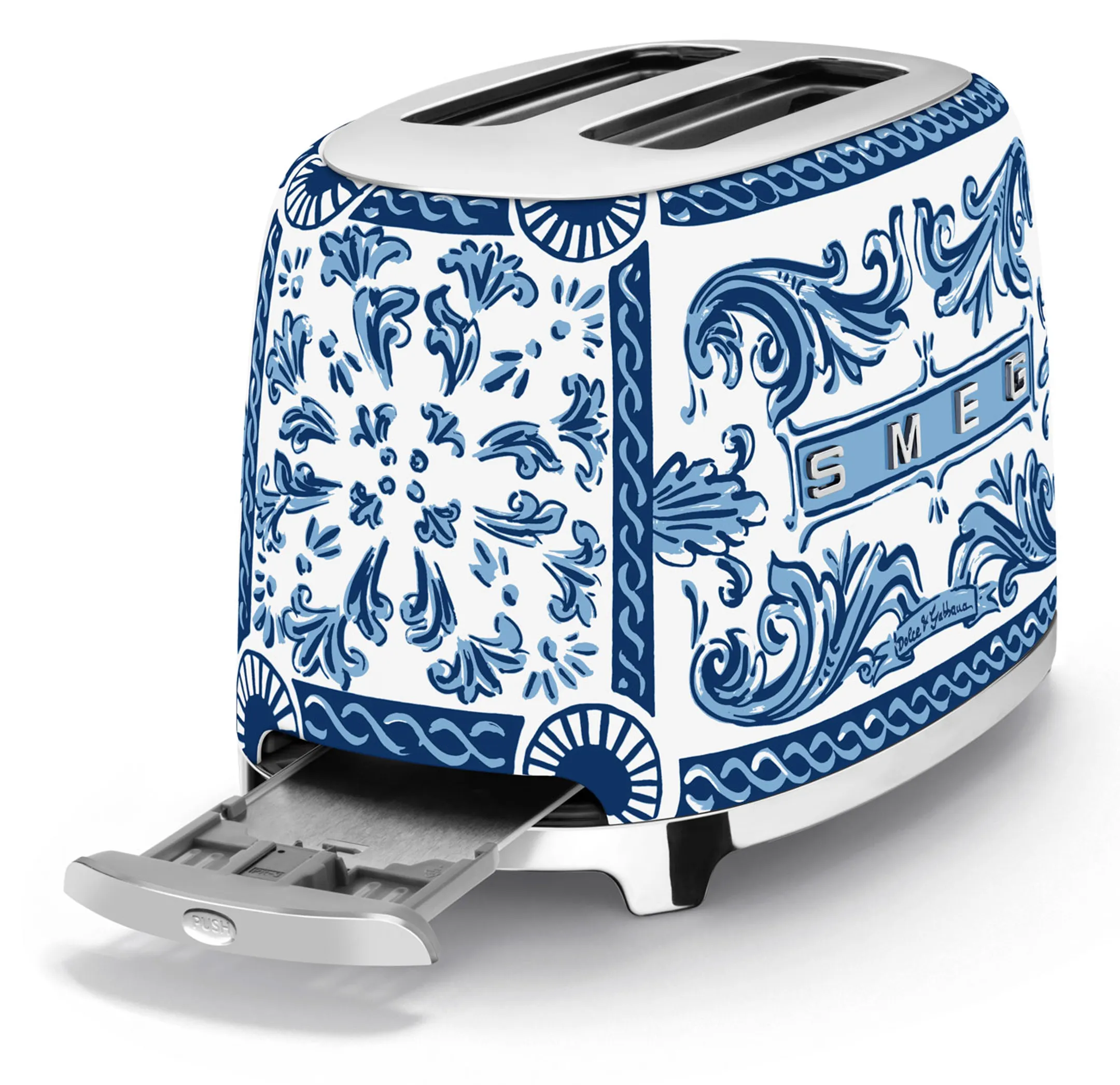 Smeg Toaster TSF01DGBEU - Edition Dolce & Gabbana Blu Mediterraneo image