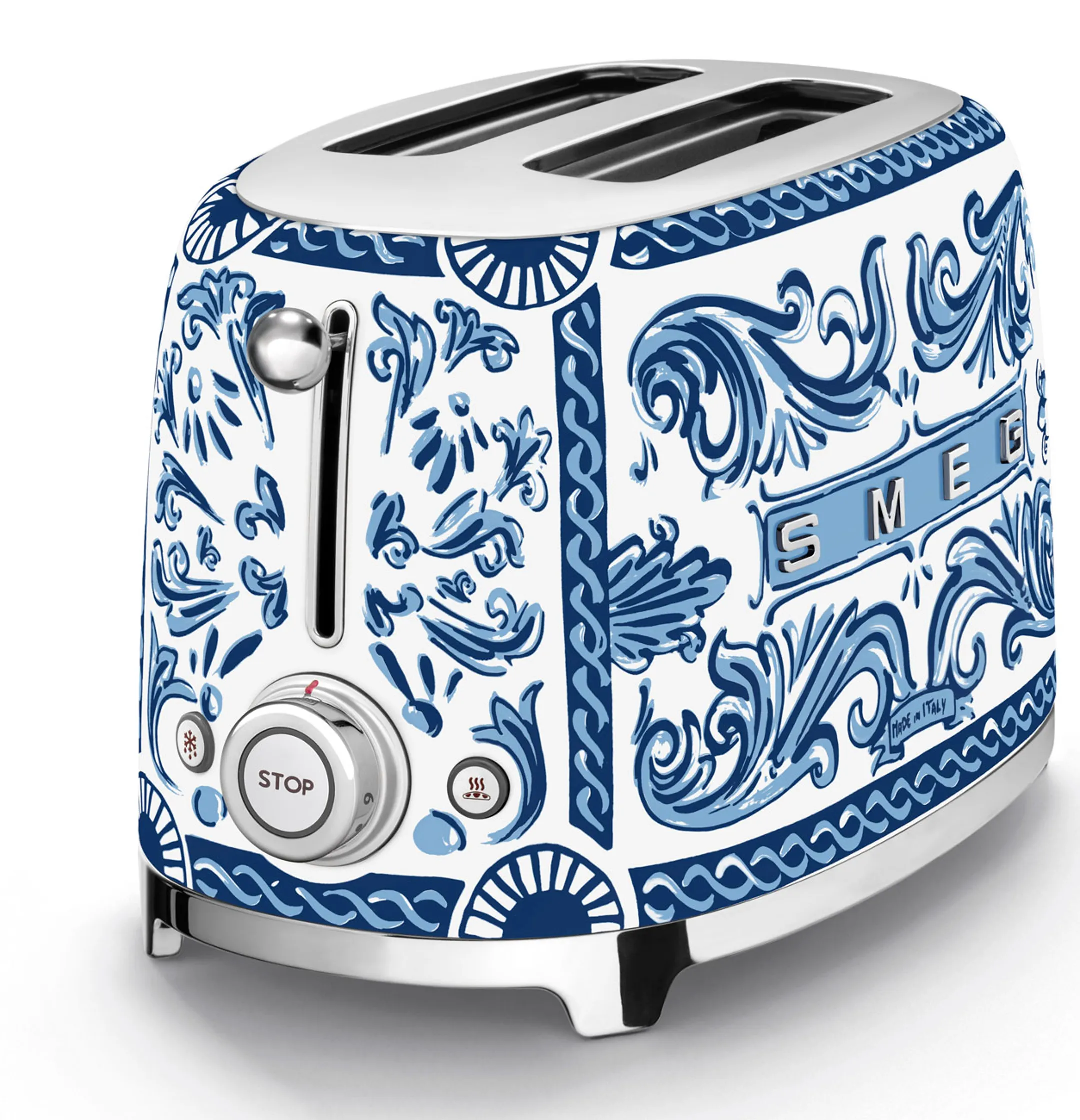 Smeg Toaster TSF01DGBEU - Edition Dolce & Gabbana Blu Mediterraneo image
