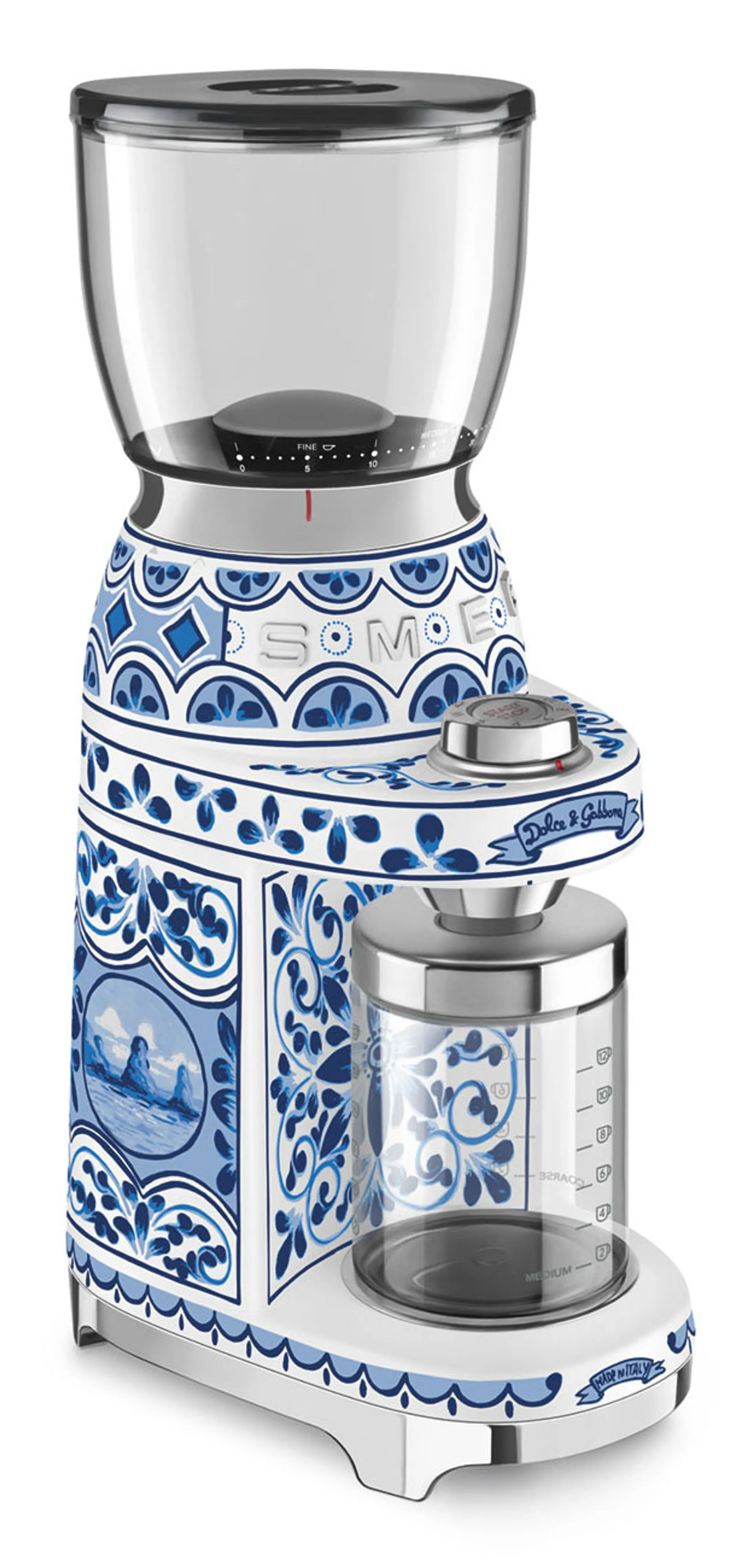 Smeg Moulin à café CGF01DGBEU - Edition Dolce & Gabbana Blu Mediterraneo image