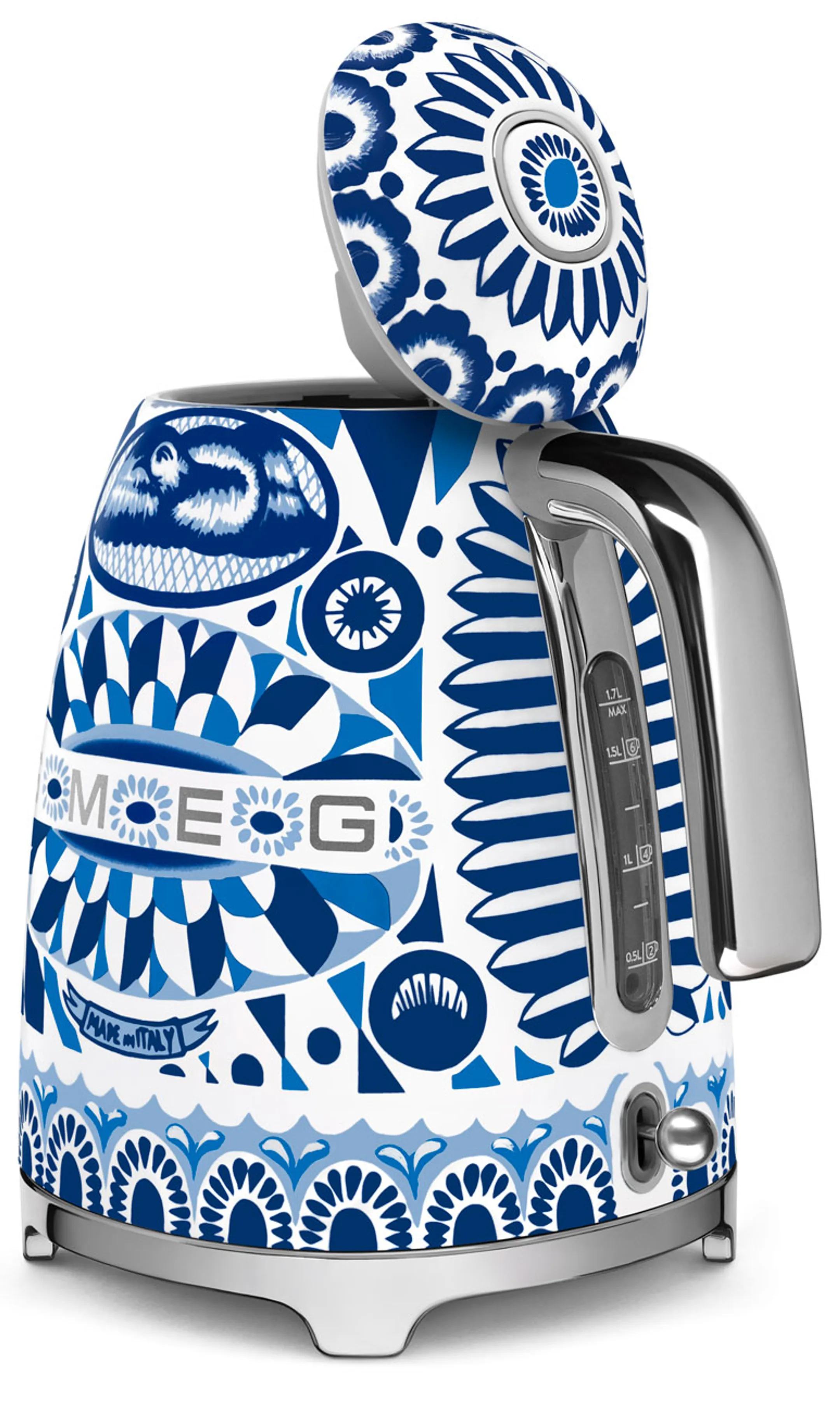 Smeg Kettle KLF03DGBEU Dolce & Gabbana Edition - Blu Mediterraneo image