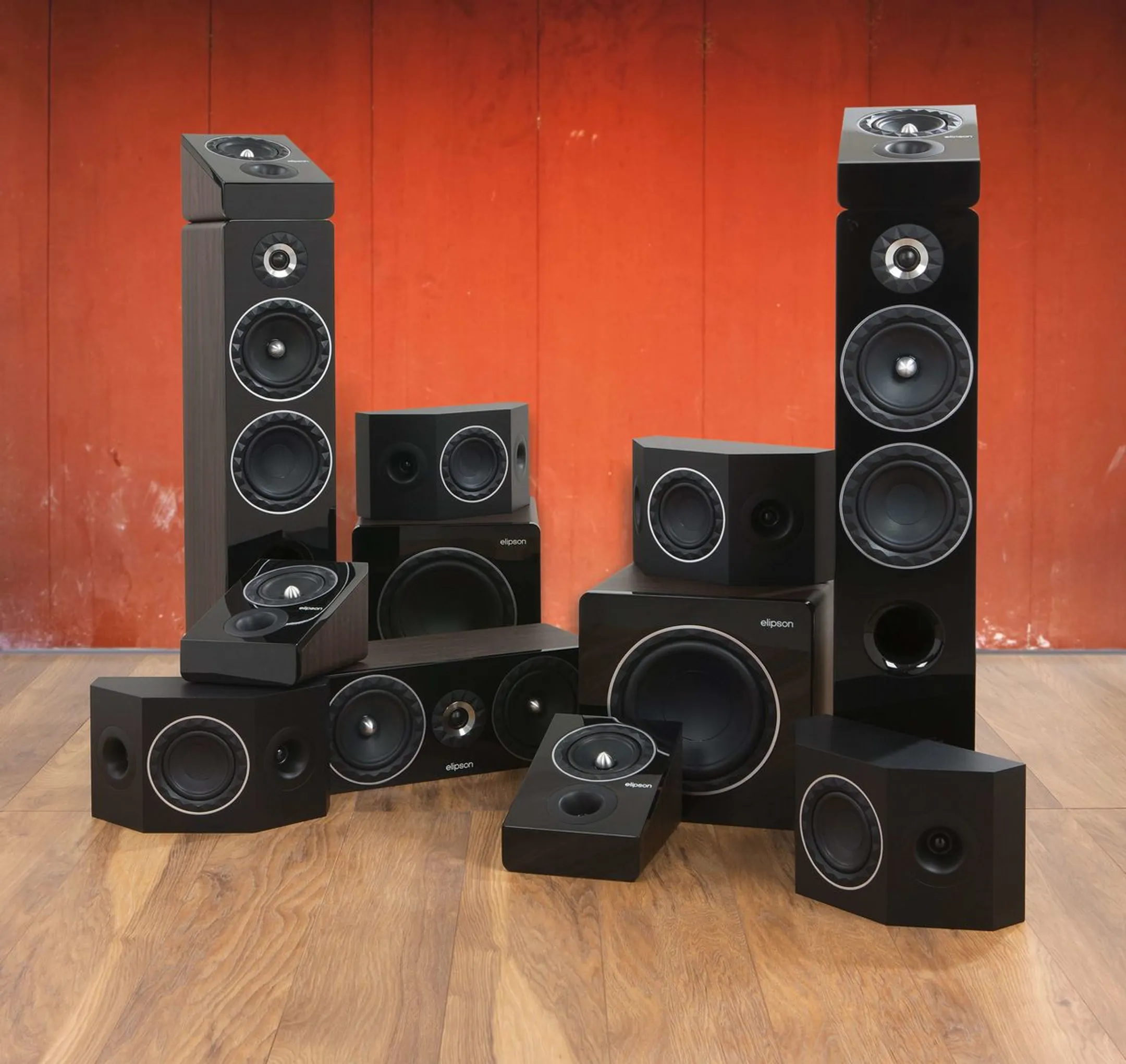 ELIPSON Enceintes surround Prestige Facet 6ATM - 2 Pièces - Noir image