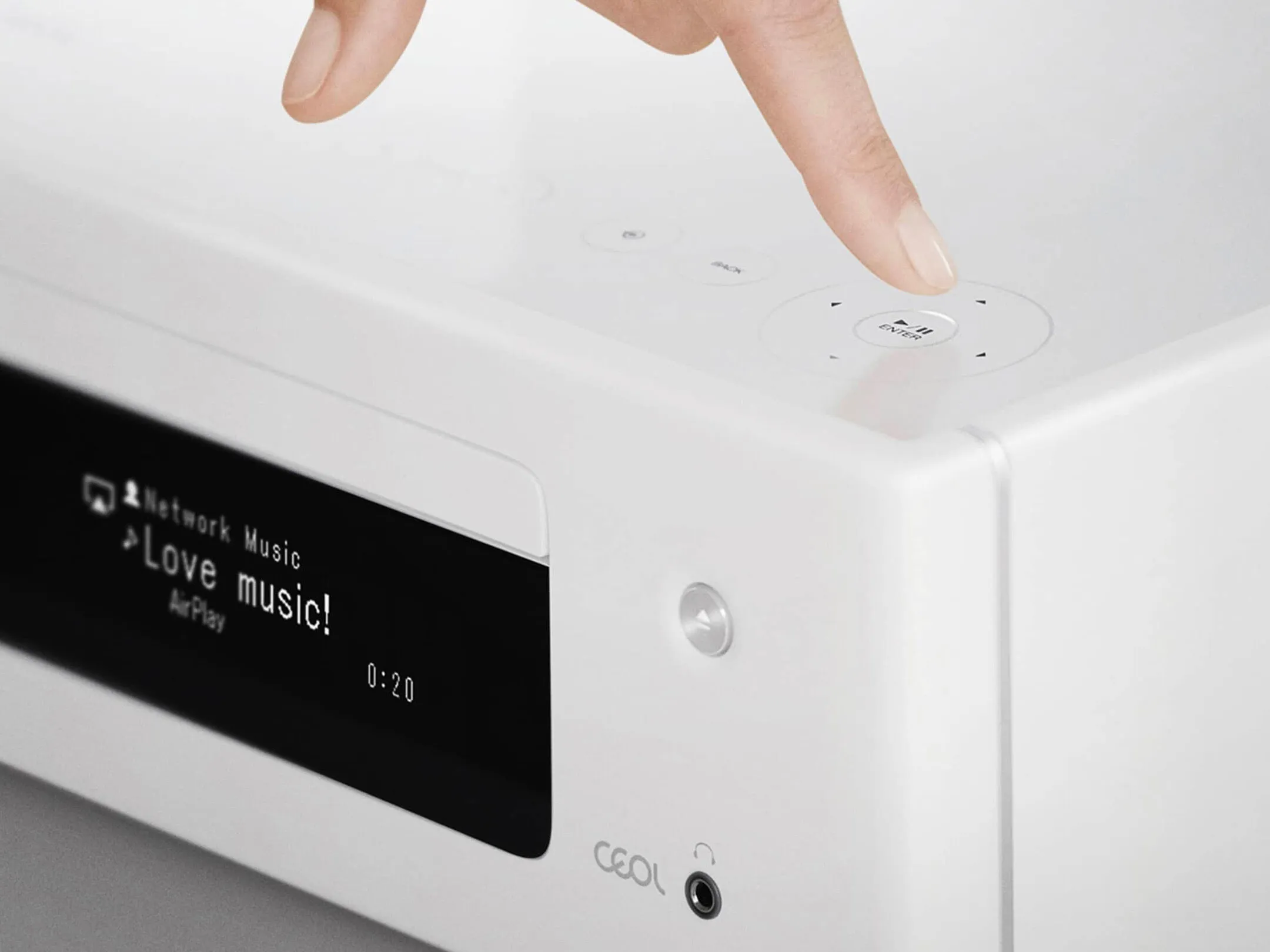 Denon CEOL N-10WTE2 Hi-Fi System - White image