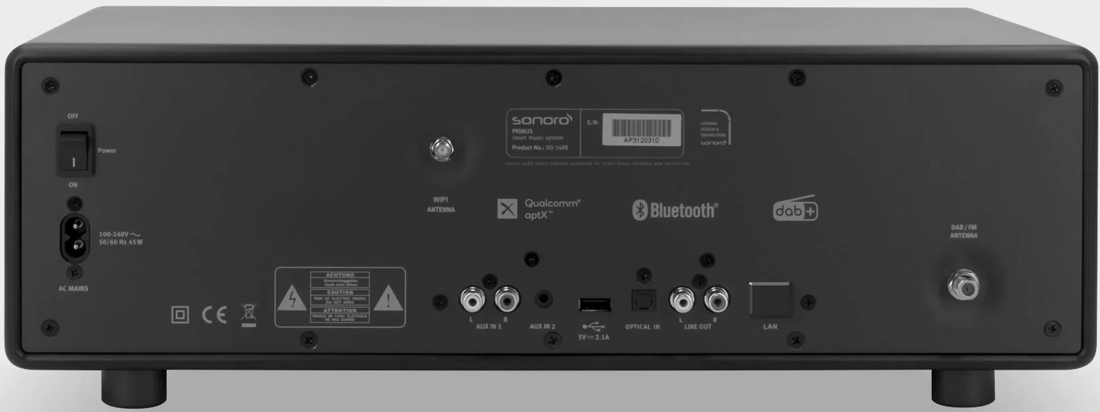 SONORO Primus Internet Radio - Black(Mat) image