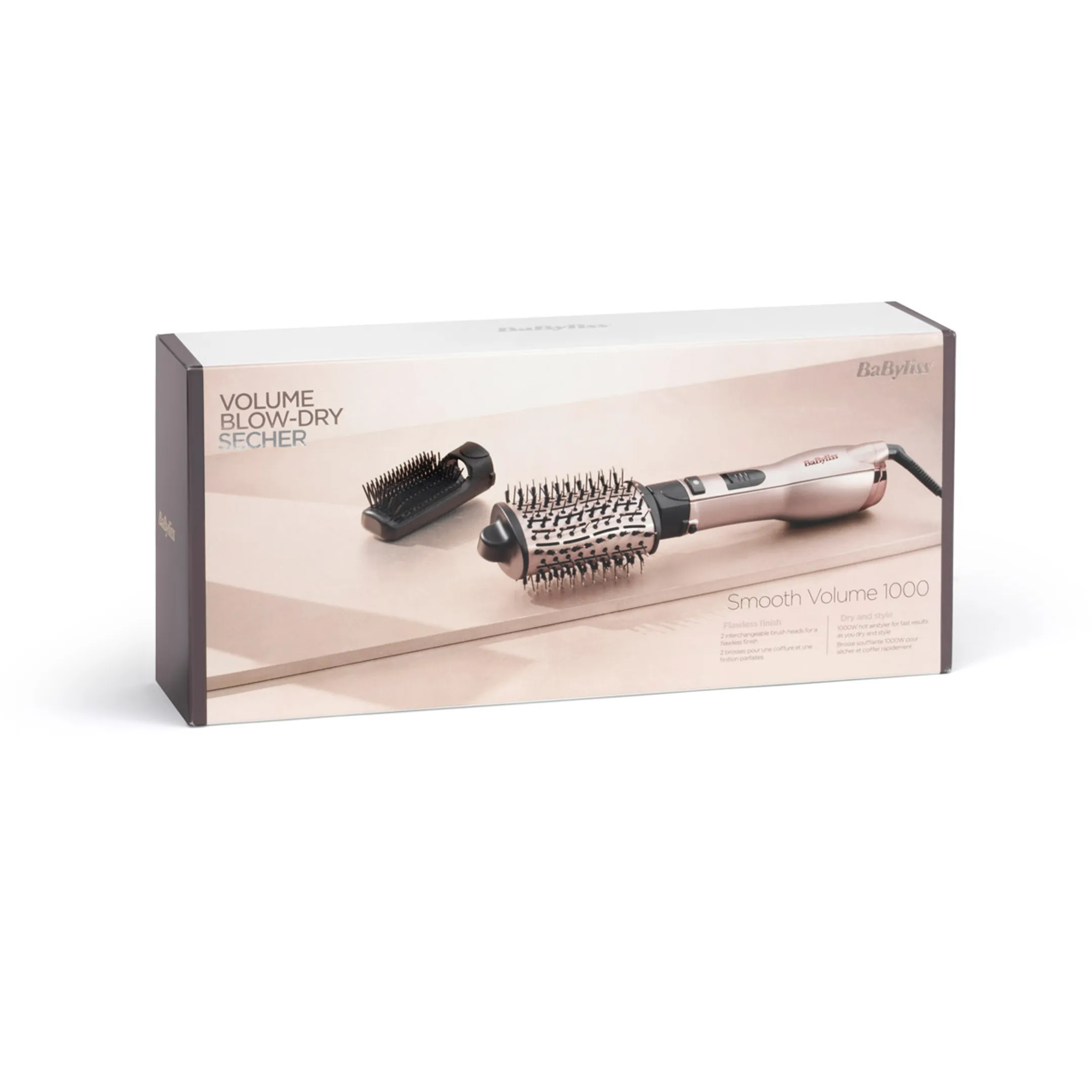 Babyliss Brosse soufflante Smooth Volume Air 1000 AS90PE image