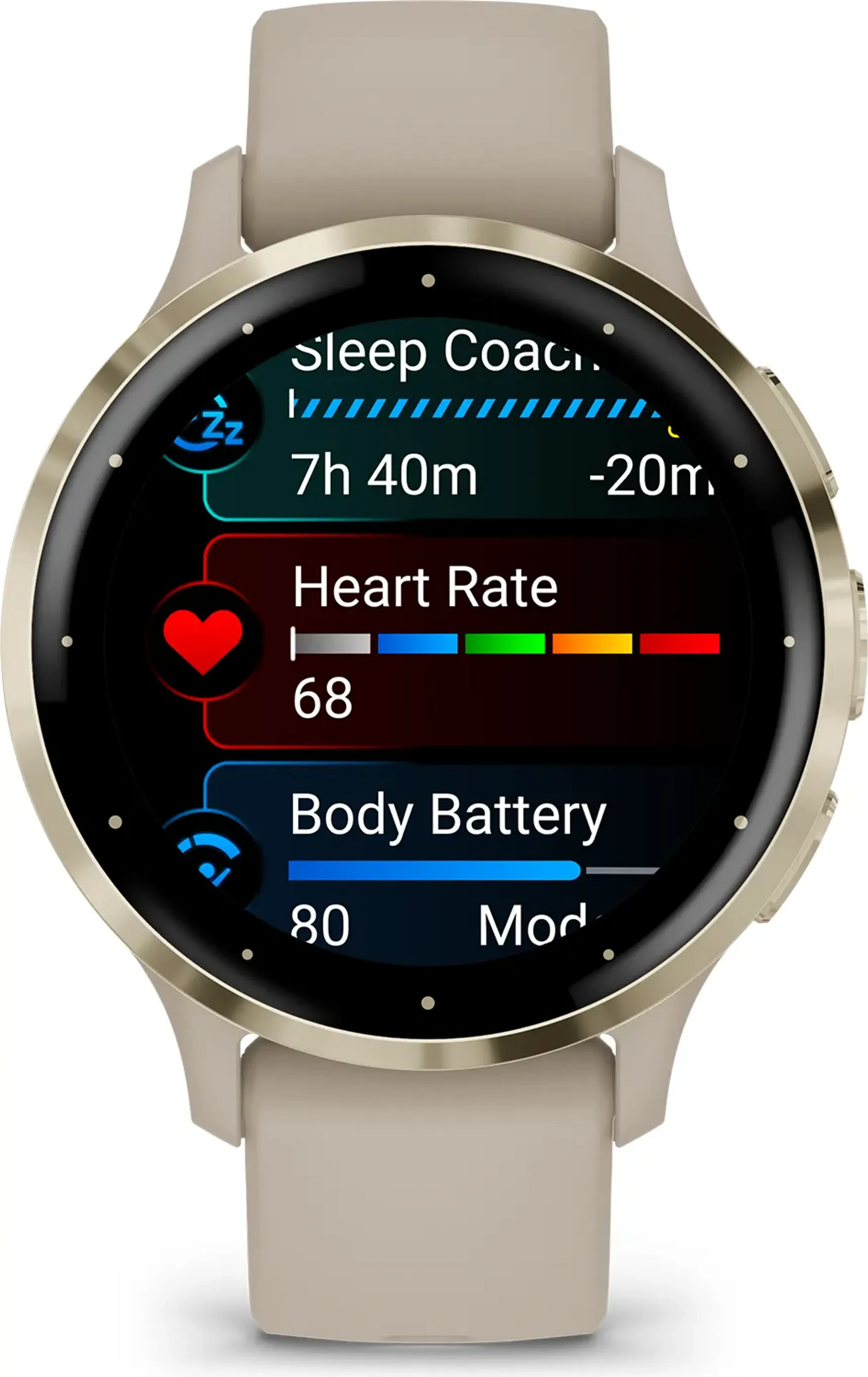 Garmin Smartwatch Venu 3s - 41mm - Soft Gold Beige image