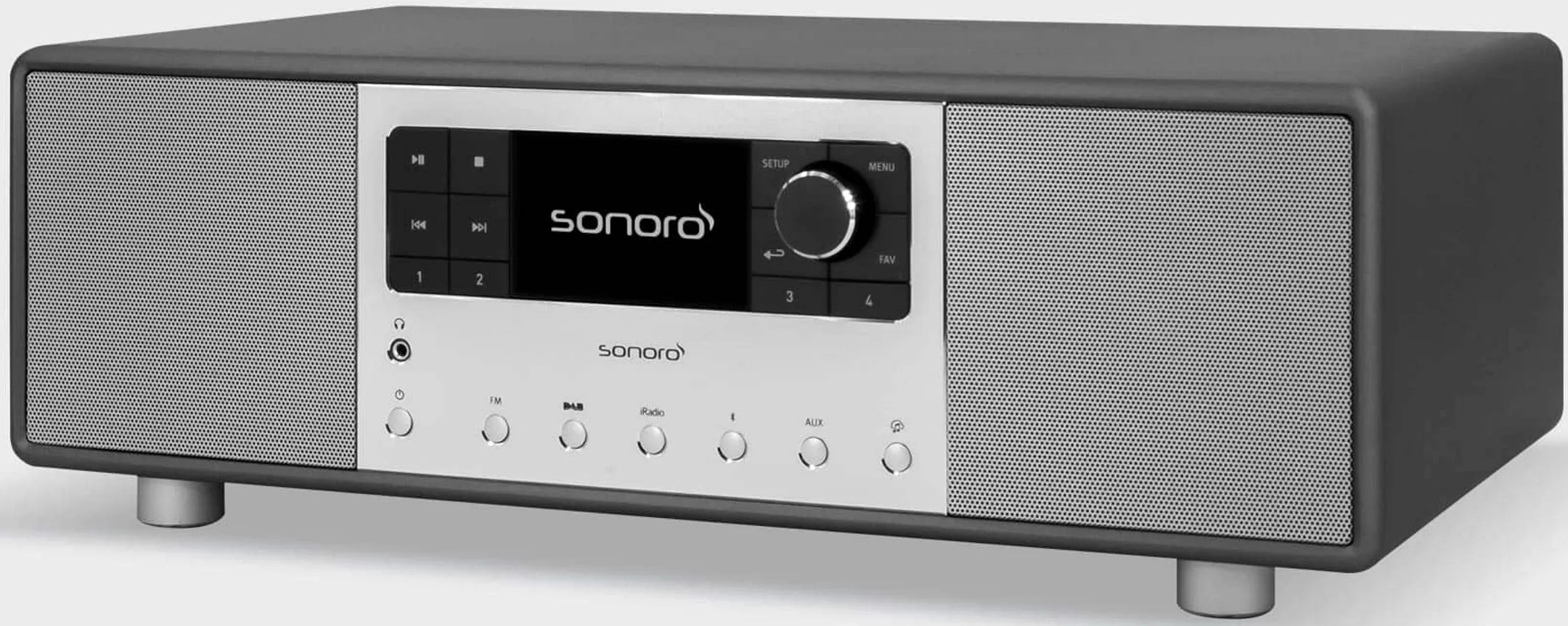 SONORO Primus Internet Radio - Graphite(Mat) / Silver image