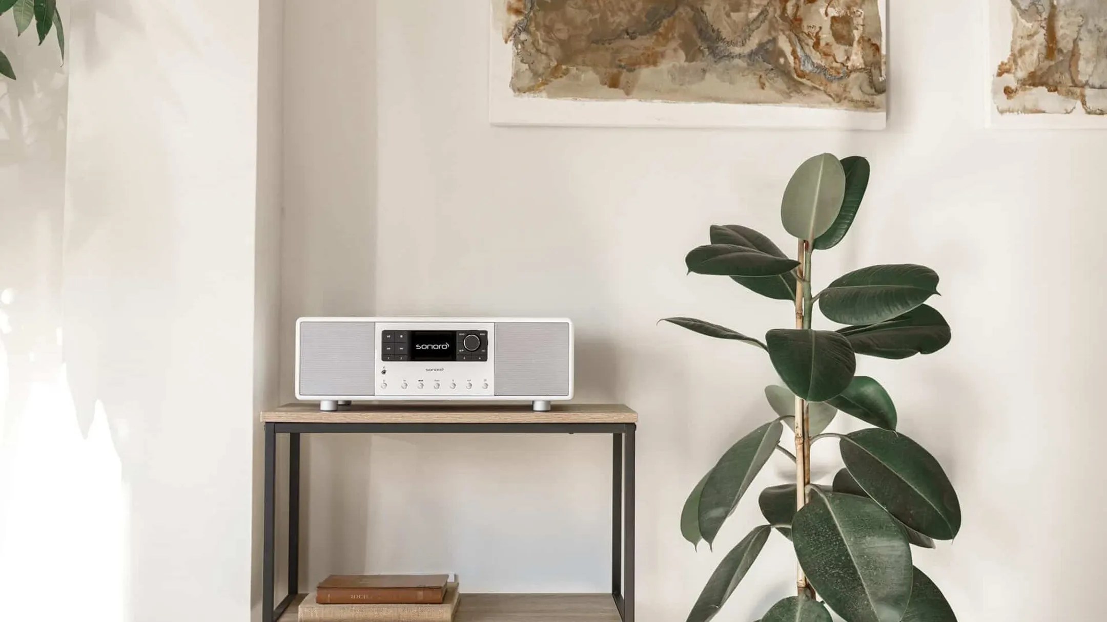 SONORO Primus Internet Radio - White(Gloss) / Silver image