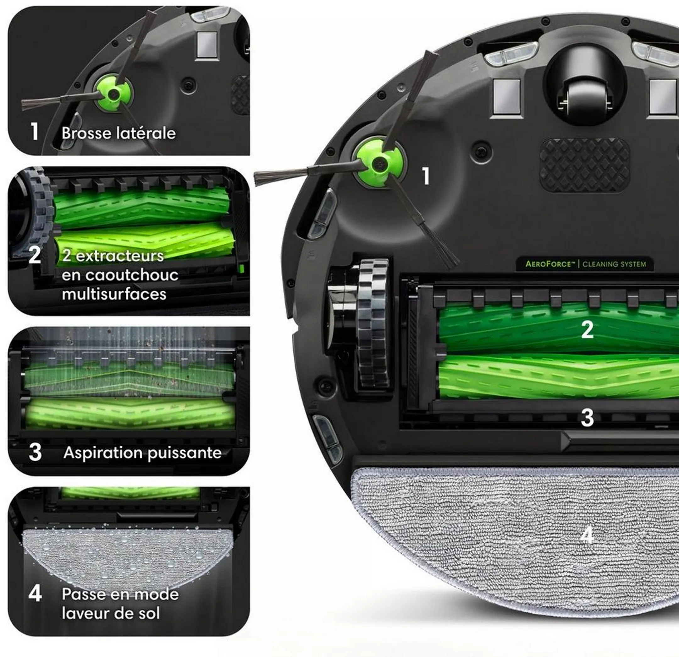 Aspirateur Robot et Laveur Roomba Combo i5+ - I557840