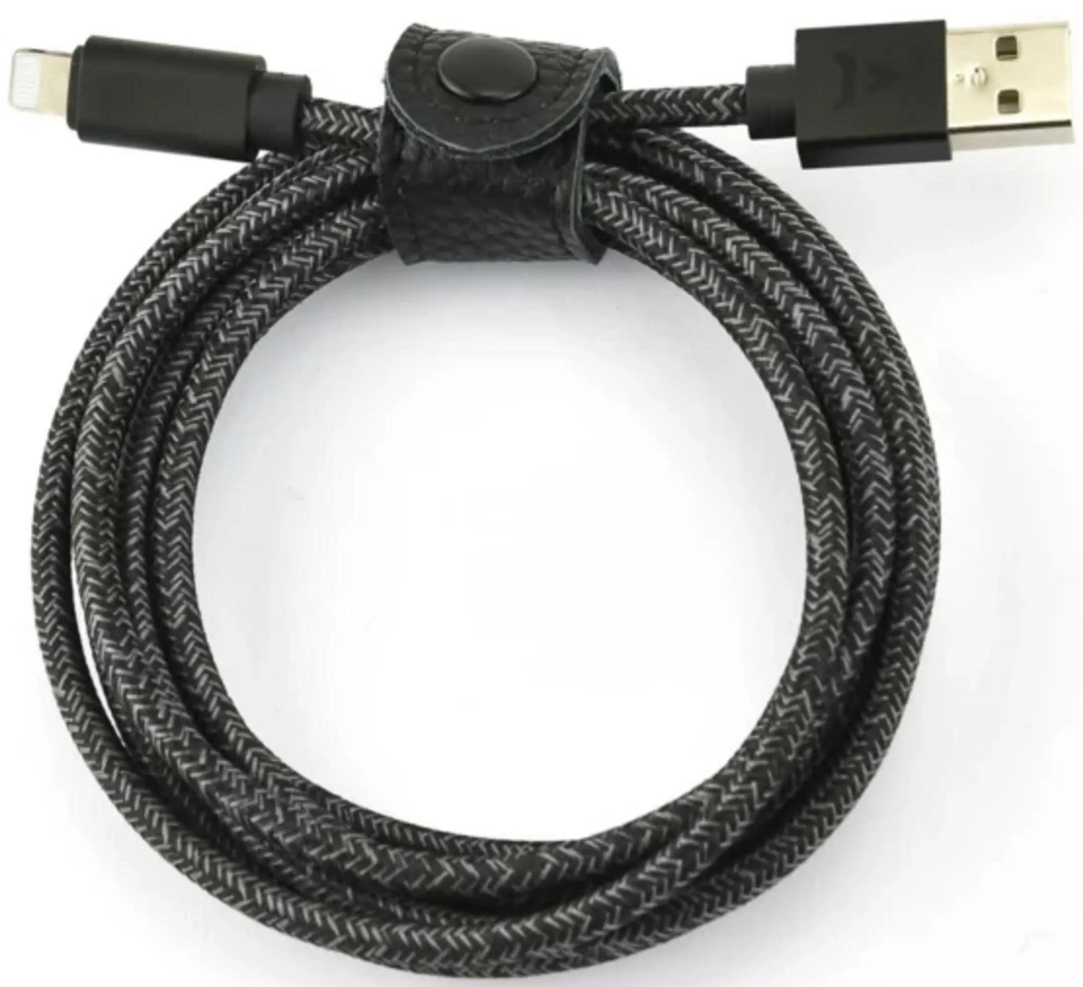 USB-A auf Lightning-Kabel - 2m - Schwarz