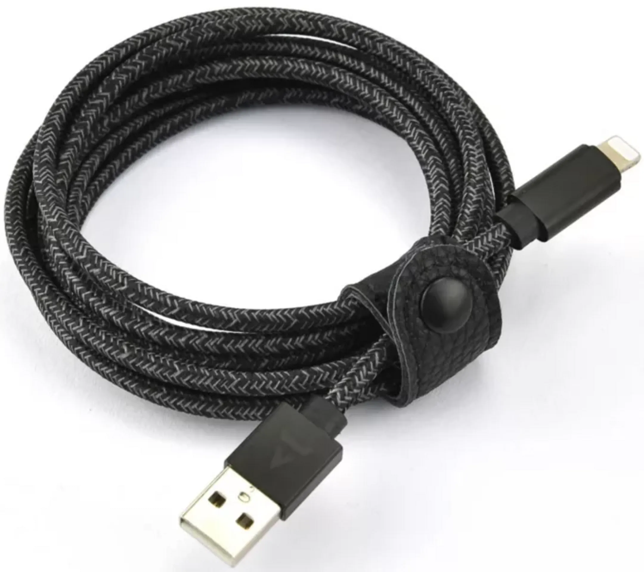 Adeqwat USB-A auf Lightning-Kabel - 2m - Schwarz image