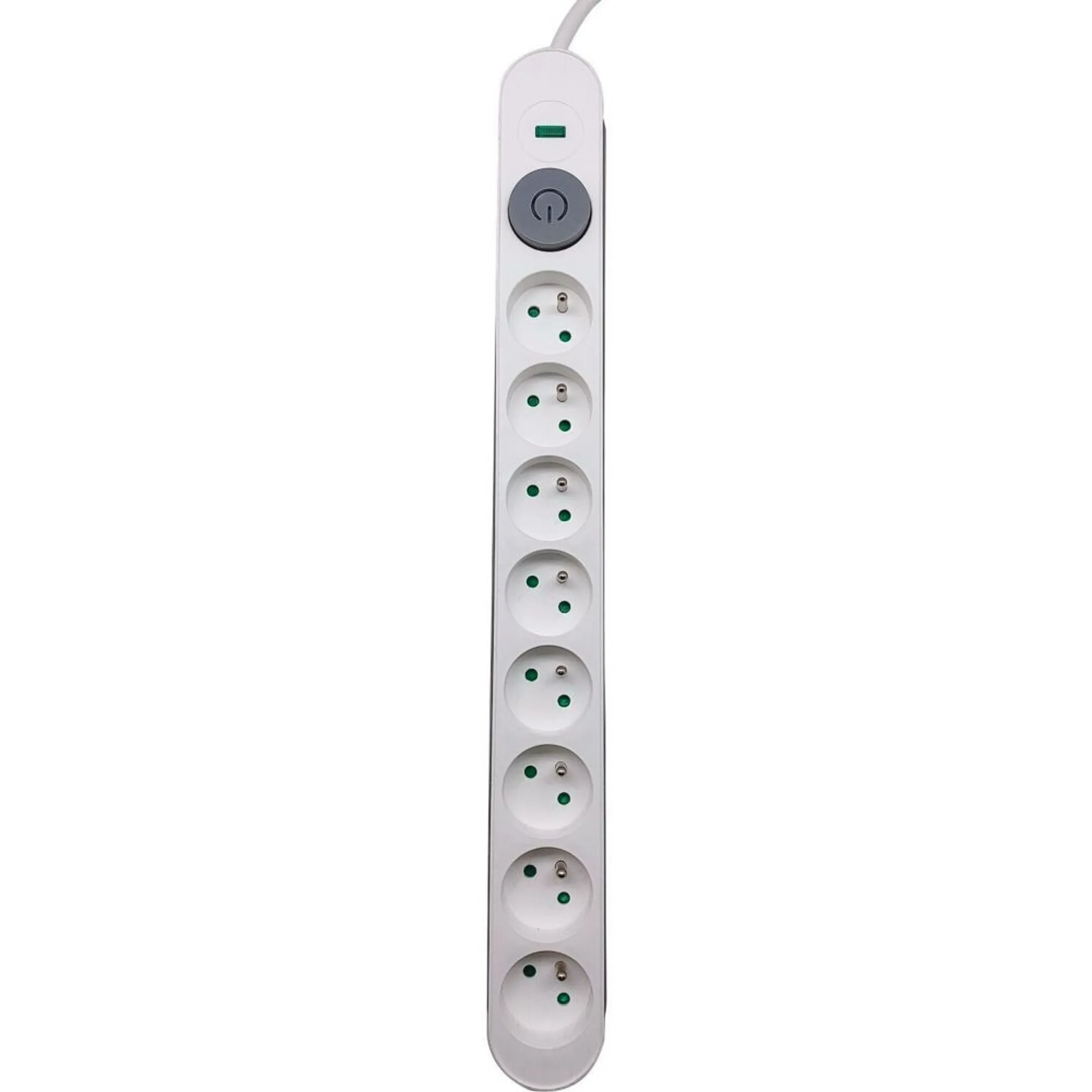 ESSENTIEL-B Multiprise - 8 Sockets - White image