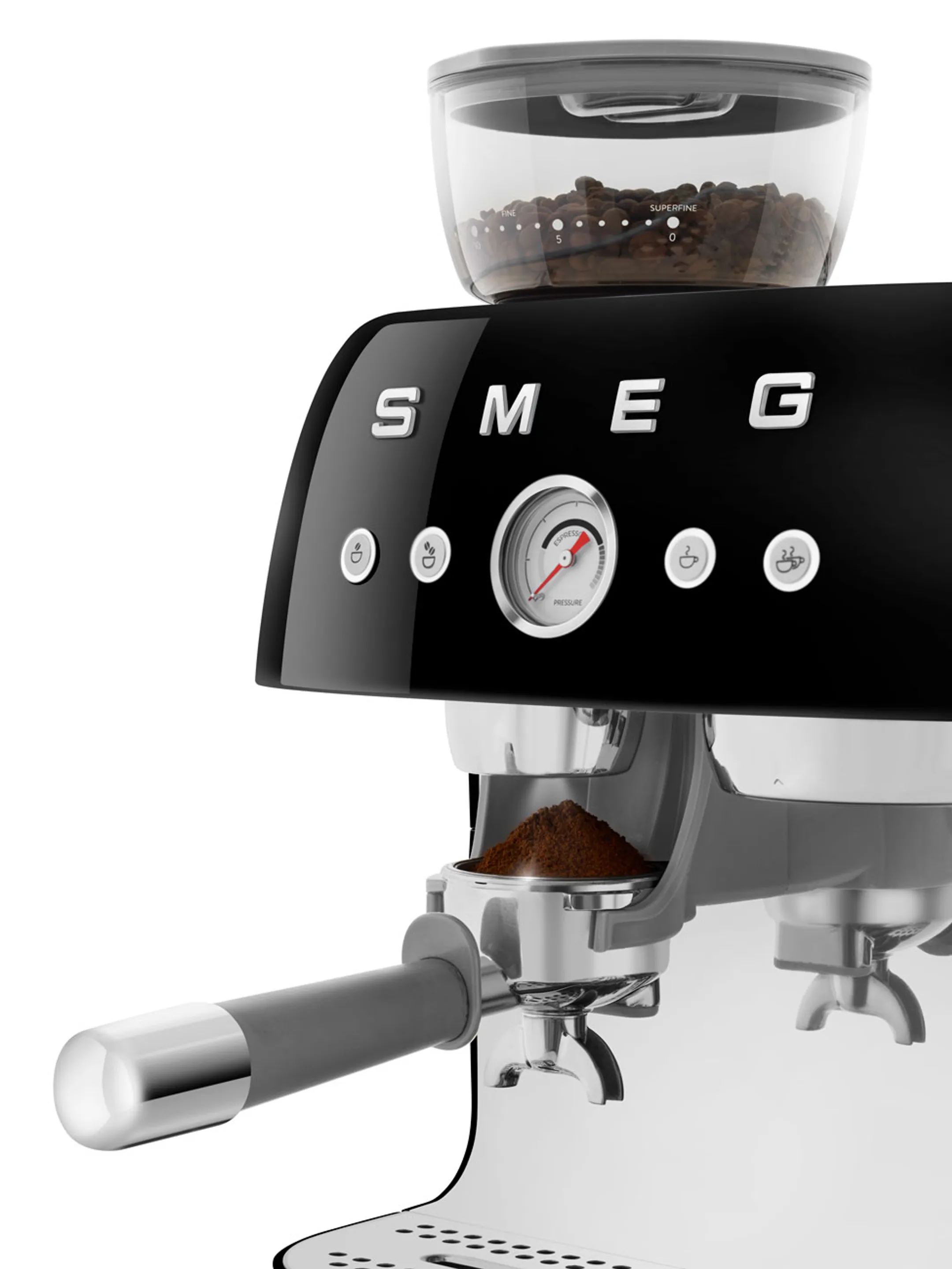 Smeg Machine à expresso EGF03BLEU - Noir image