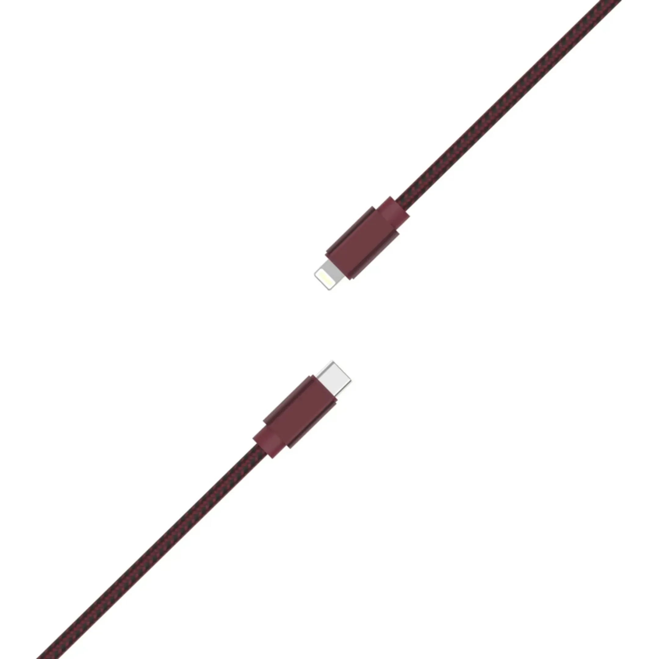 Adeqwat Câble Lightning vers USB-C Certifié Apple - 2m - Dark Red image