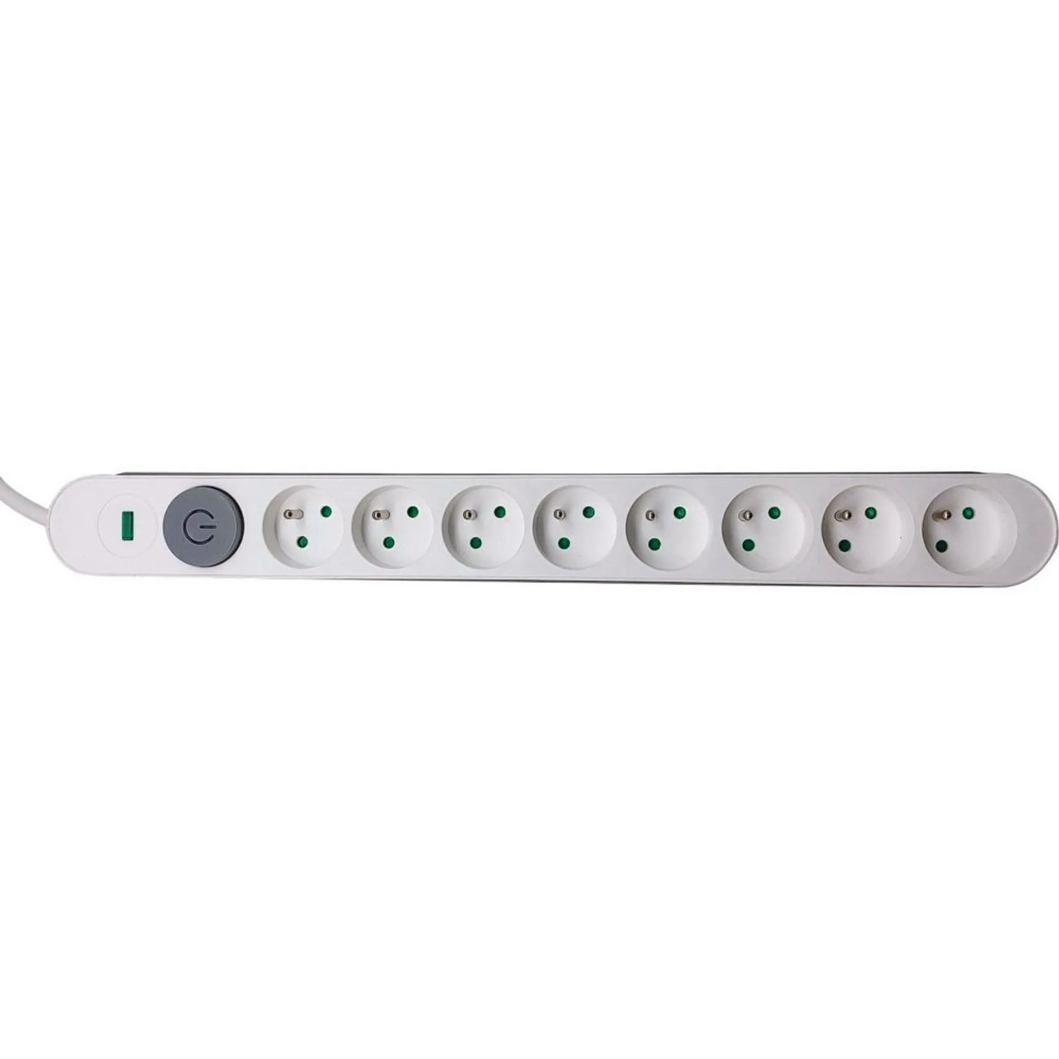 ESSENTIEL-B Multiprise - 8 Sockets - White image