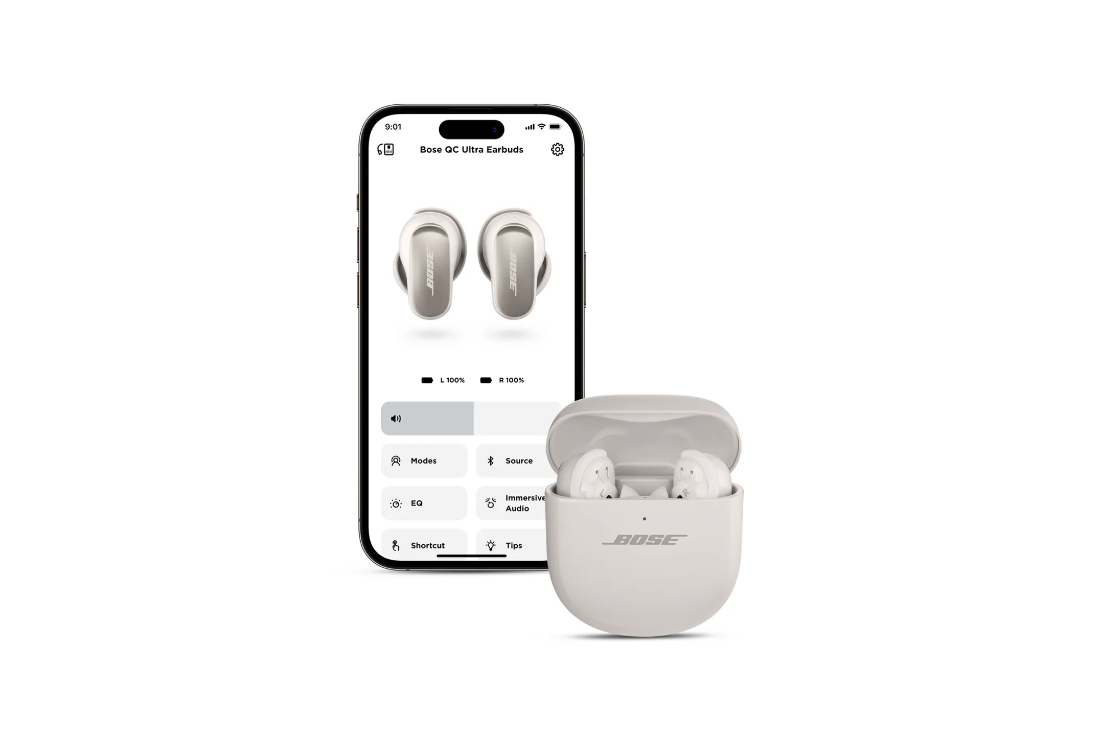 Bose QuietComfort Ultra Wireless Earphones - White image