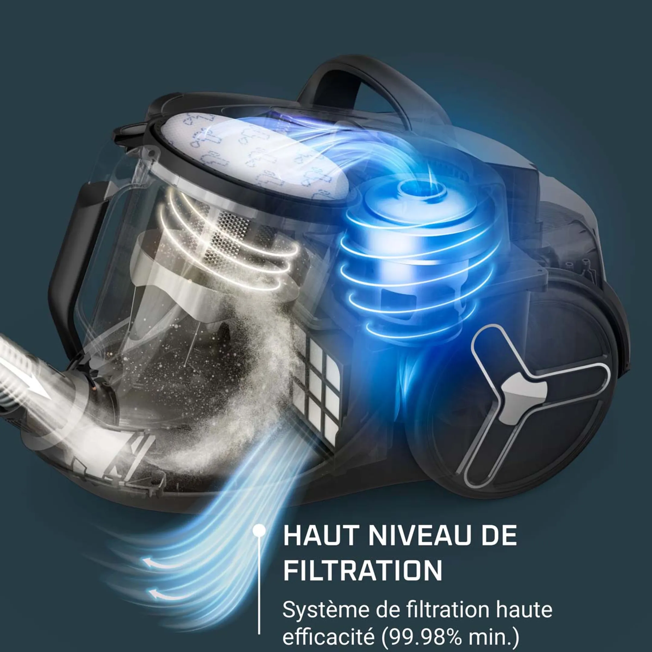 Rowenta Aspirateur sans sac Green Force Cyclonic Effitech+ RO7C71EA image