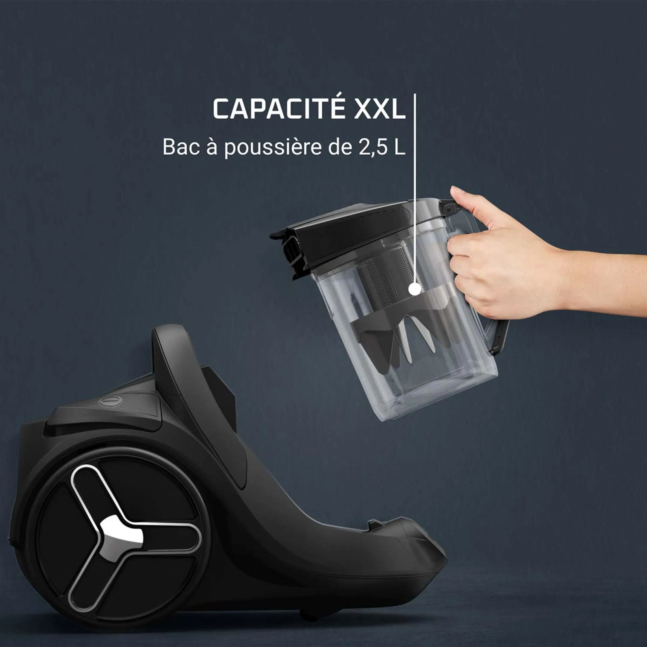 Rowenta Aspirateur sans sac Green Force Cyclonic Effitech+ RO7C71EA image