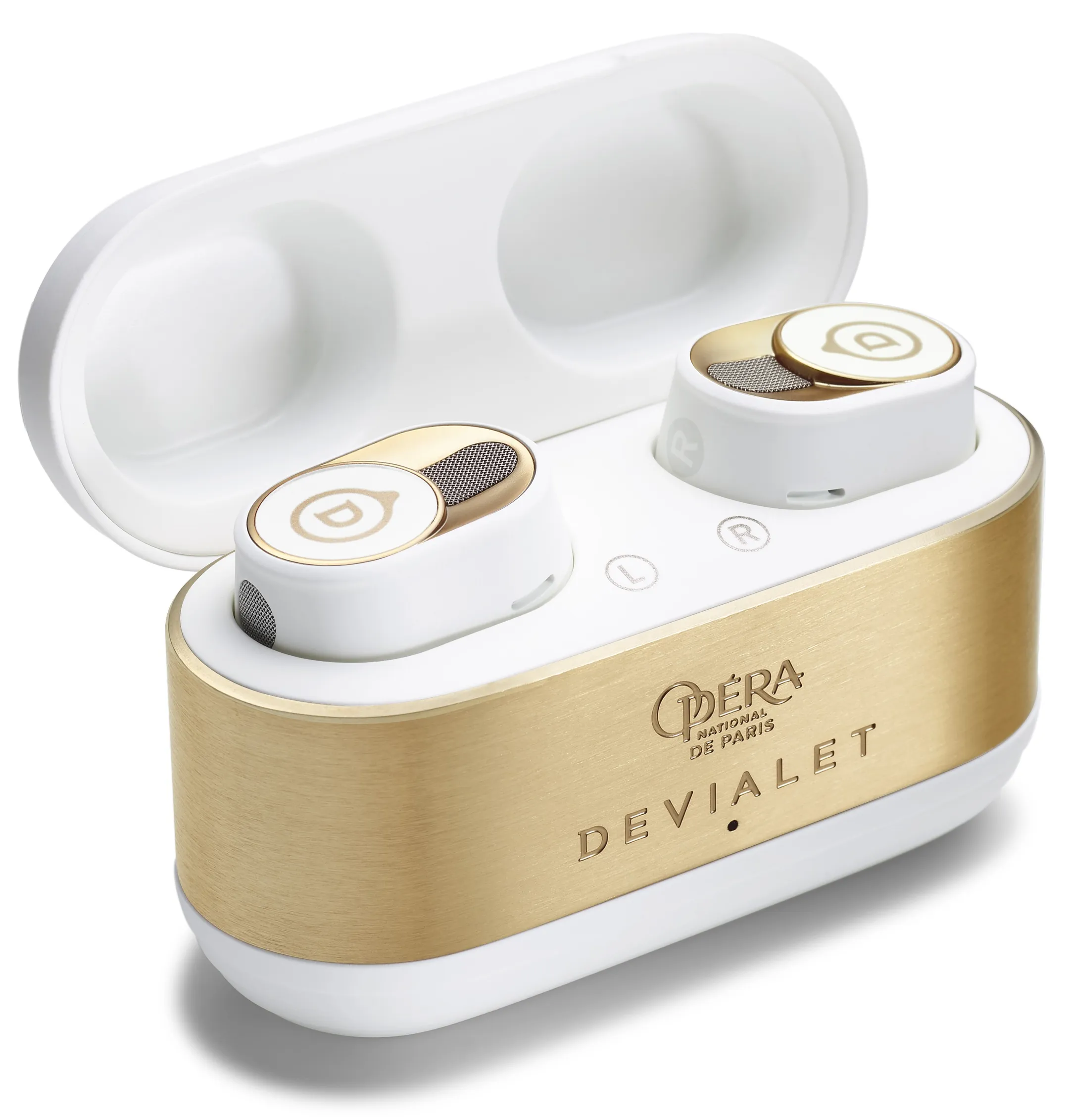 DEVIALET Écouteurs sans fil Gemini II Opéra de Paris avec réduction de bruit adaptative - Gold image