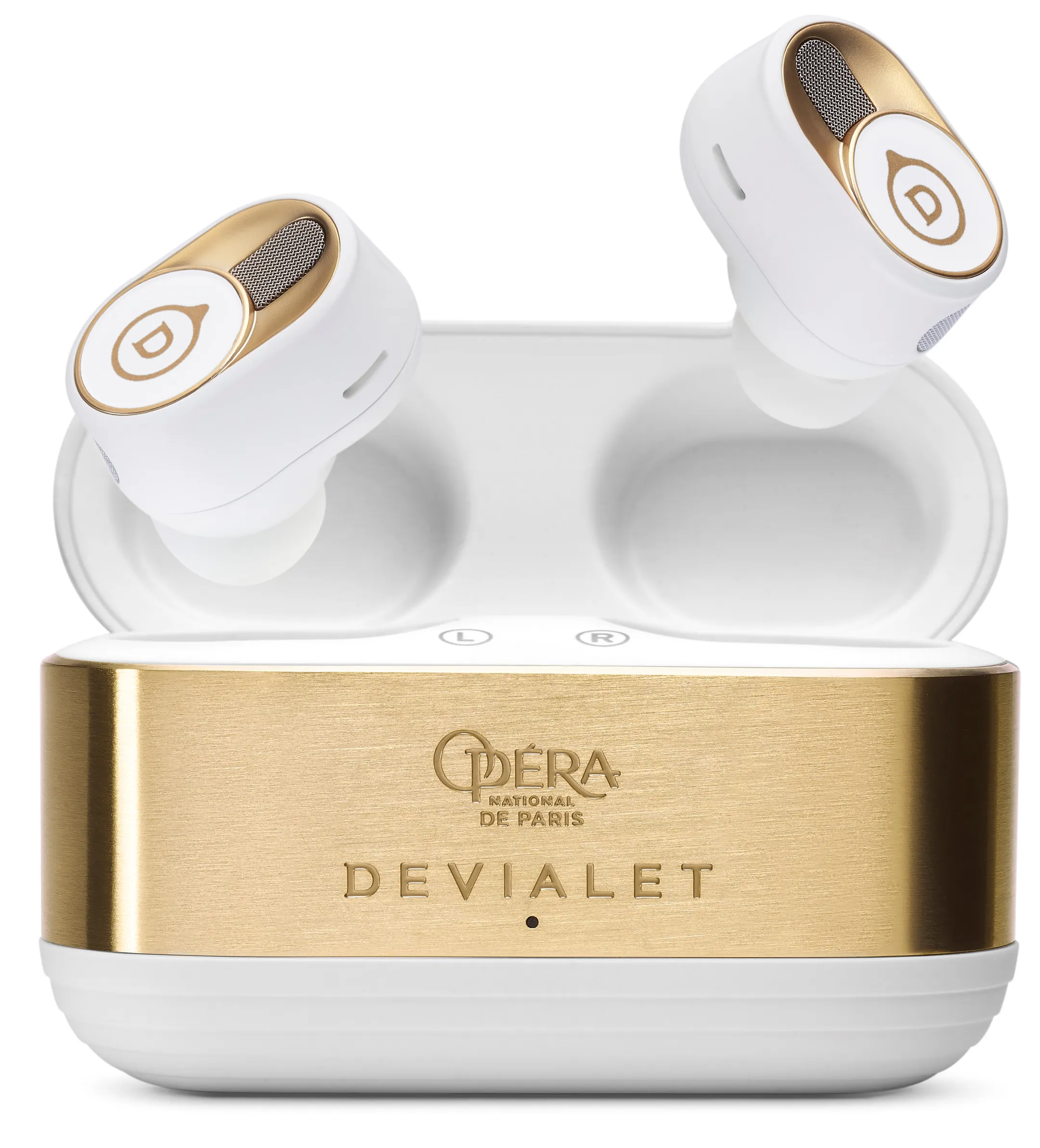DEVIALET Écouteurs sans fil Gemini II Opéra de Paris avec réduction de bruit adaptative - Gold image