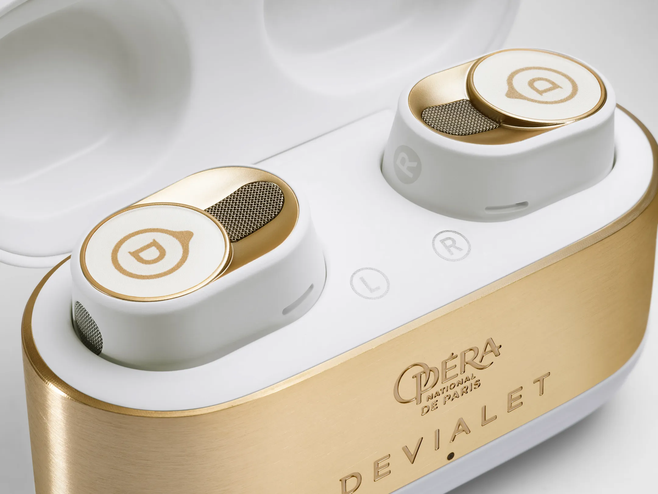 DEVIALET Écouteurs sans fil Gemini II Opéra de Paris avec réduction de bruit adaptative - Gold image