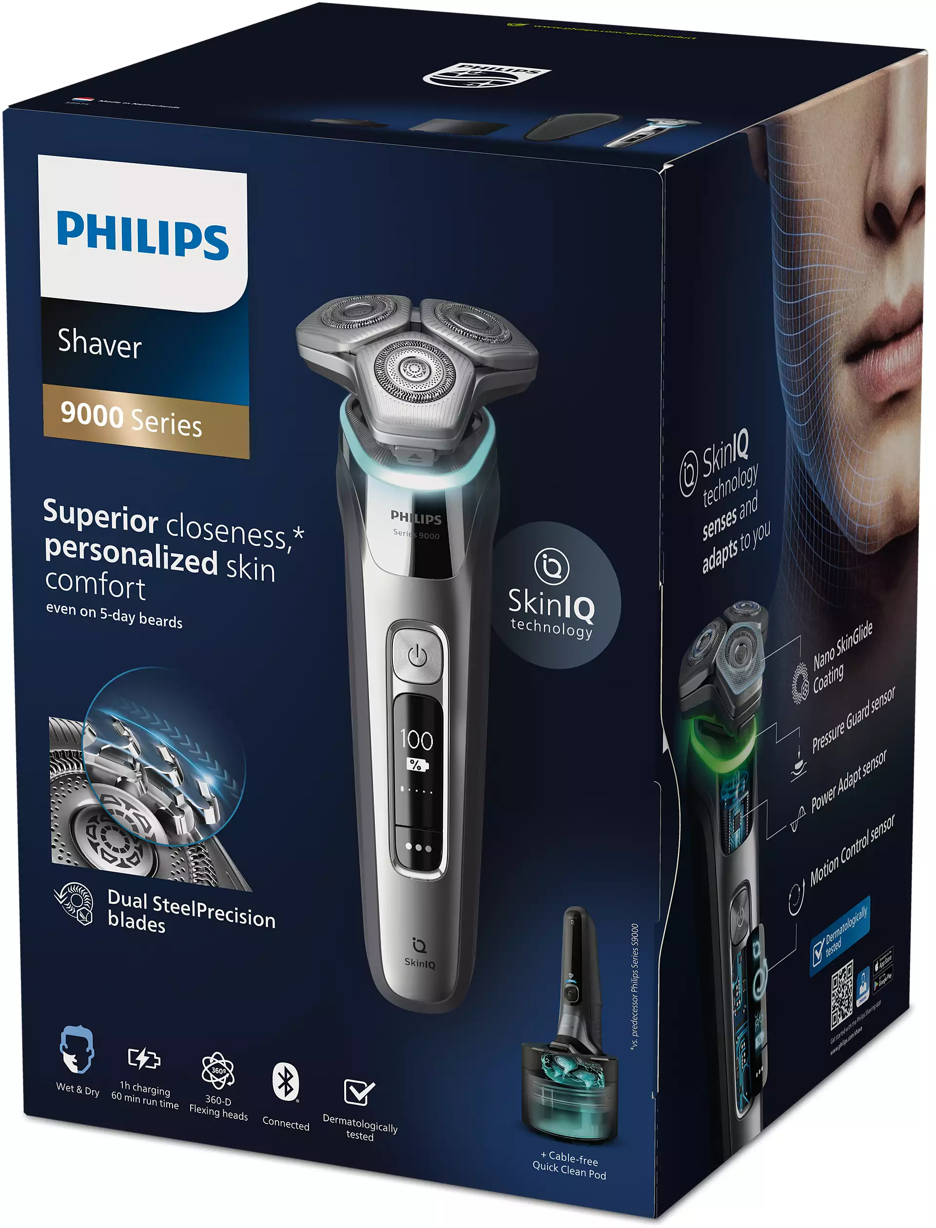 Electric shaver Philips Series 9000 S9975/55 SkinIQ
