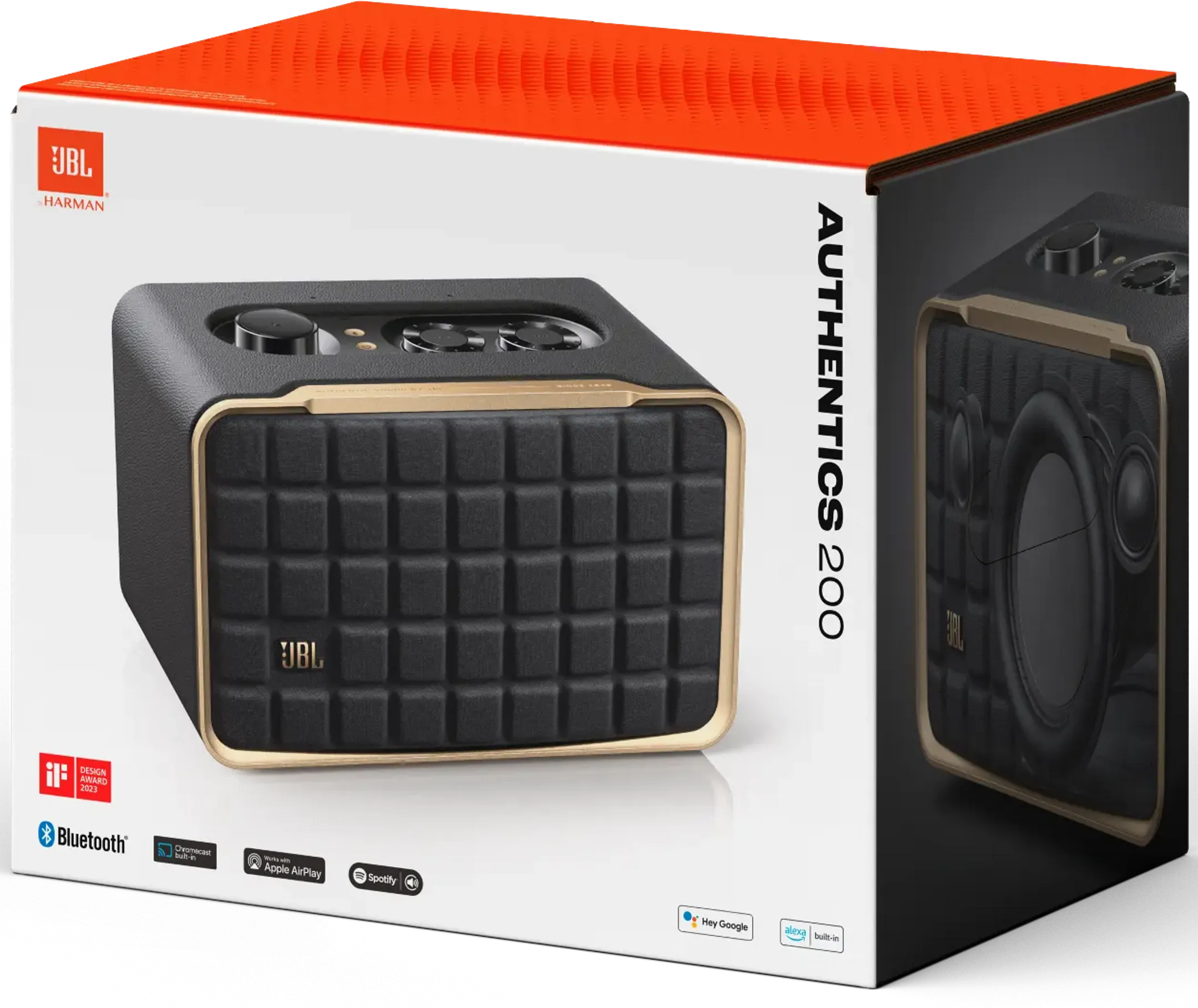 JBL Enceinte WiFi & Bluetooth Multiroom Authentics 200 - Noir image