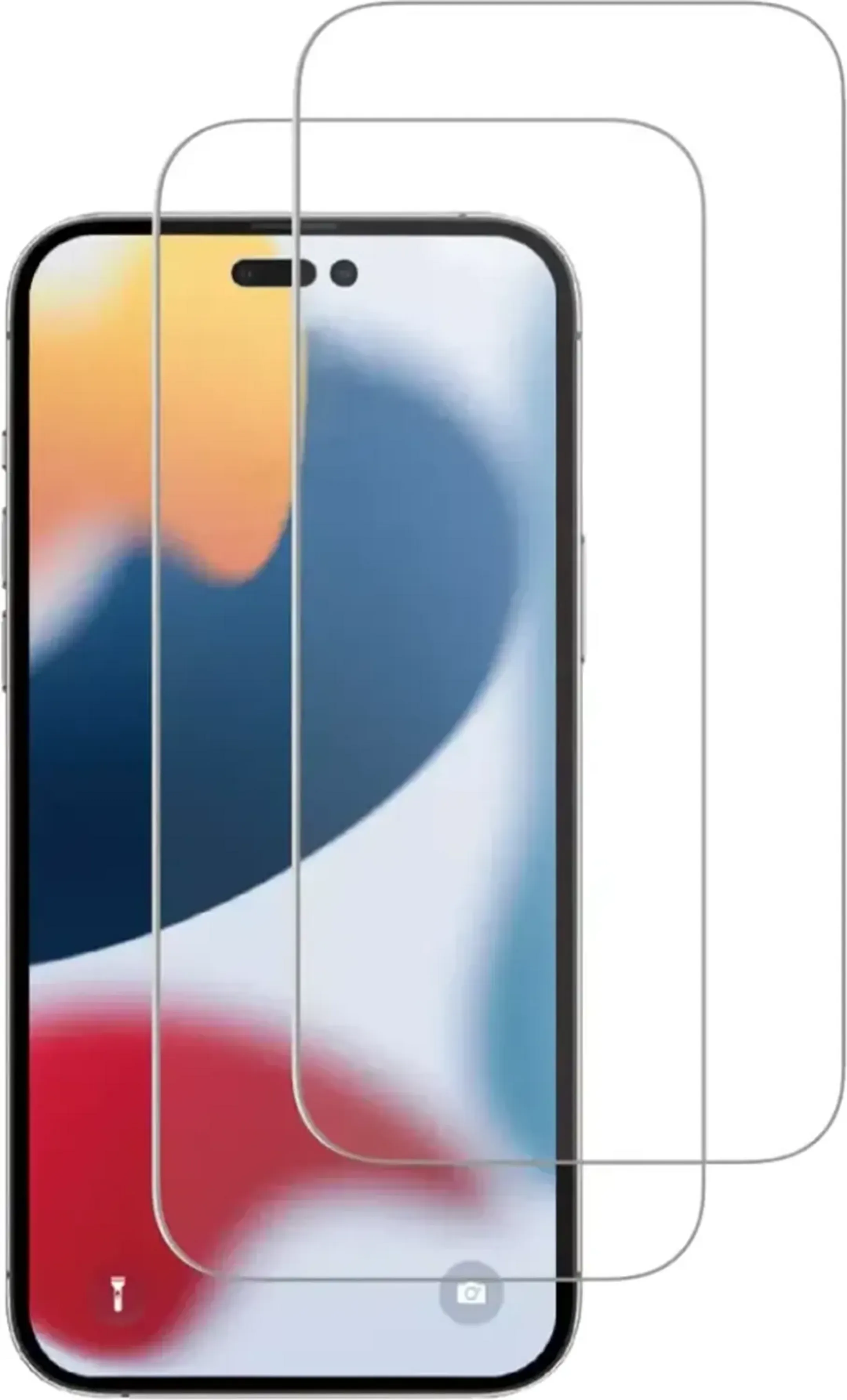 Protège-écran pour iPhone 15 et 15 Pro - 2 pièces