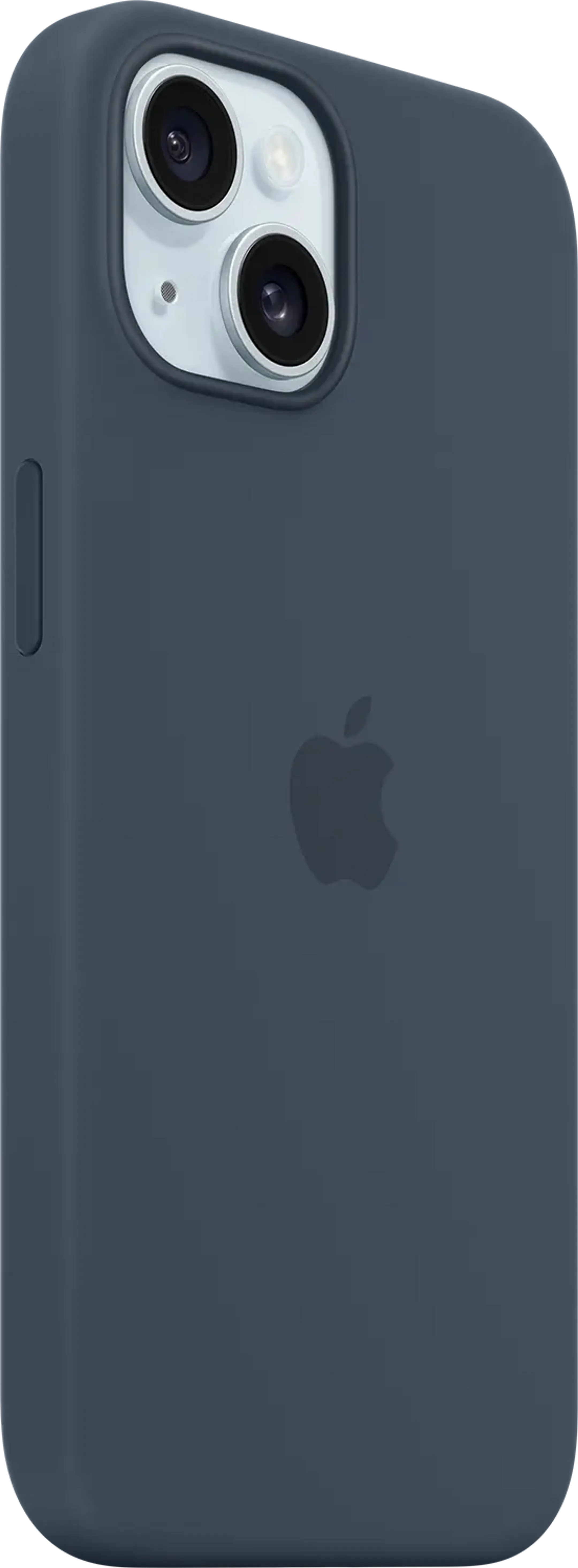 Apple iPhone 15 Silikon Case mit MagSafe – Sturmblau image