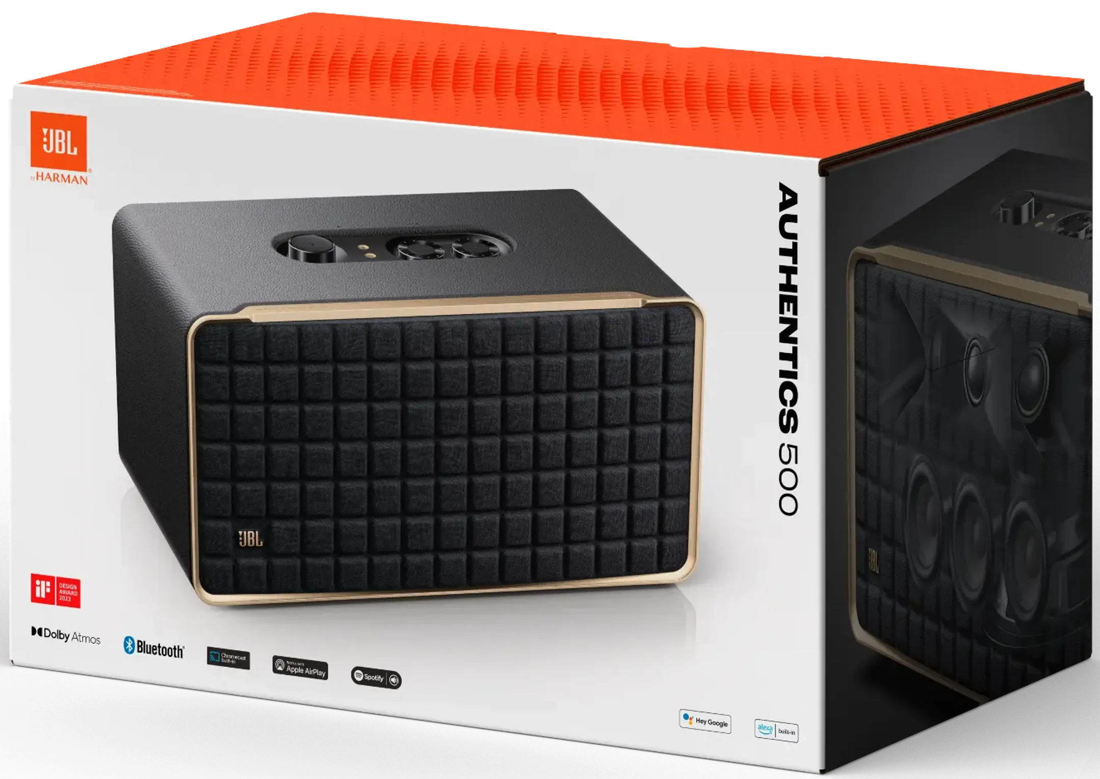 JBL Enceinte Wifi & Bluetooth Authentics 500 - Noir image